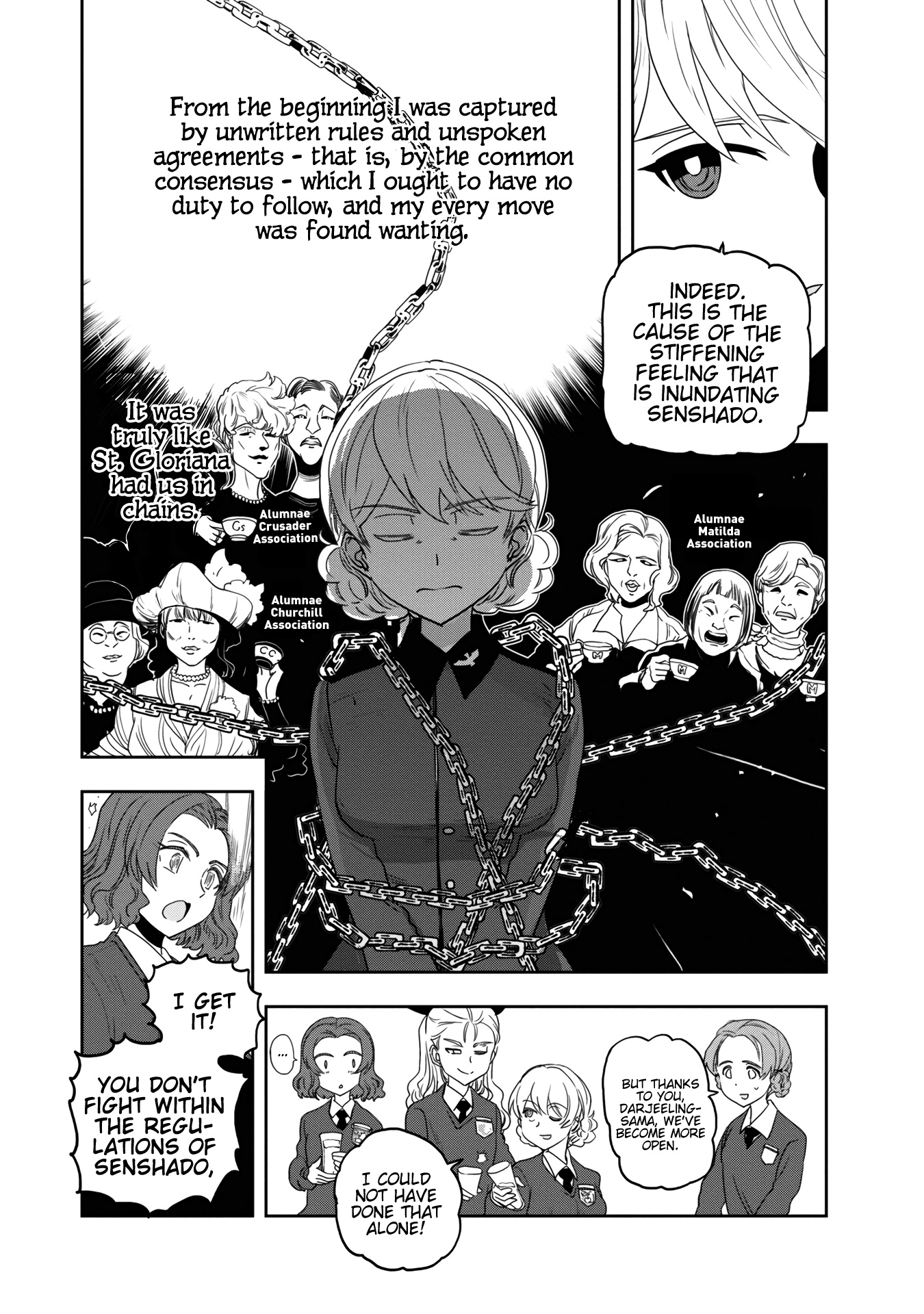 Girls & Panzer - Ribbon No Musha - Vol.15 Chapter 59: The Showdown With Nishizumi Miho (Part 3)