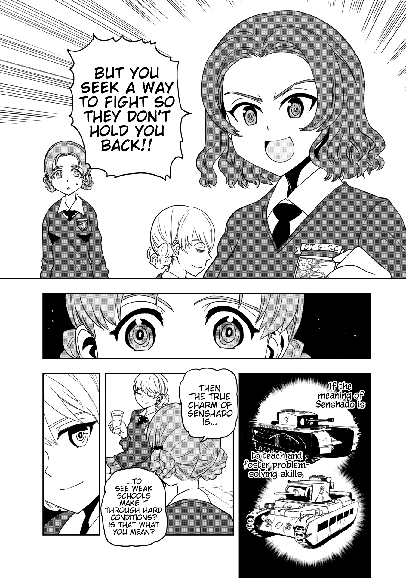 Girls & Panzer - Ribbon No Musha - Vol.15 Chapter 59: The Showdown With Nishizumi Miho (Part 3)