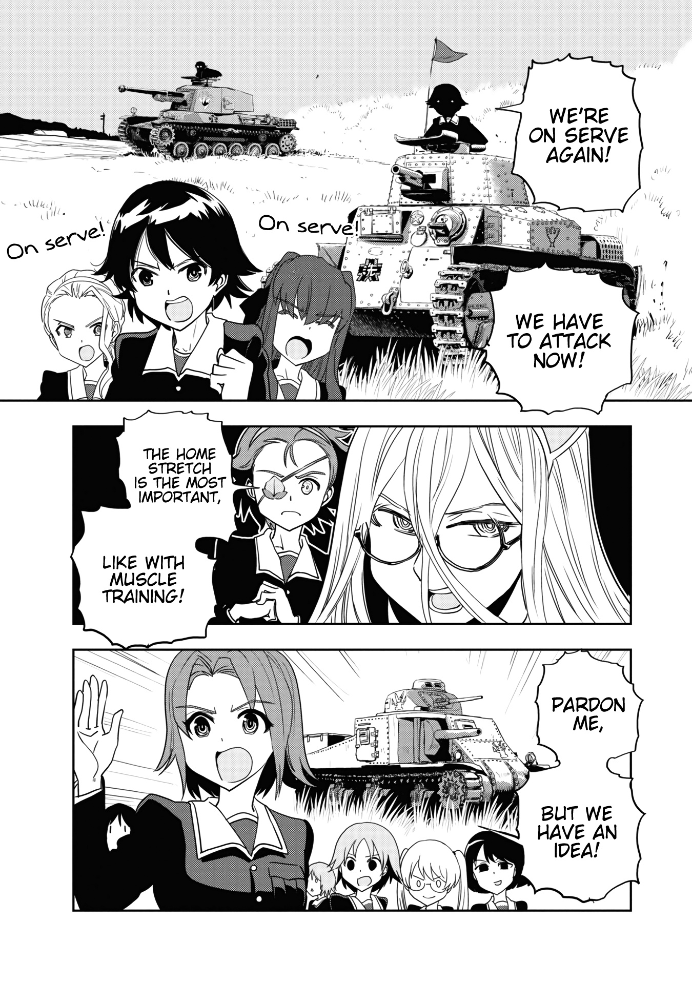 Girls & Panzer - Ribbon No Musha - Vol.15 Chapter 59: The Showdown With Nishizumi Miho (Part 3)