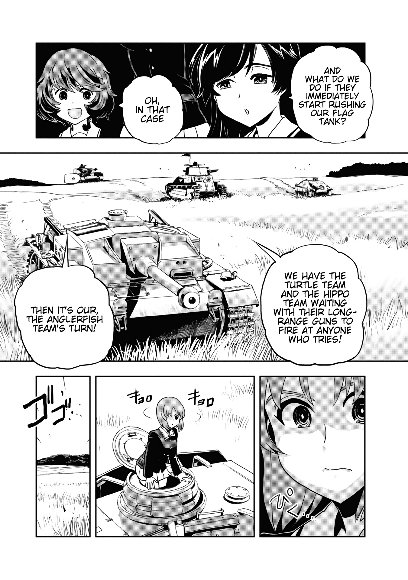 Girls & Panzer - Ribbon No Musha - Vol.15 Chapter 59: The Showdown With Nishizumi Miho (Part 3)