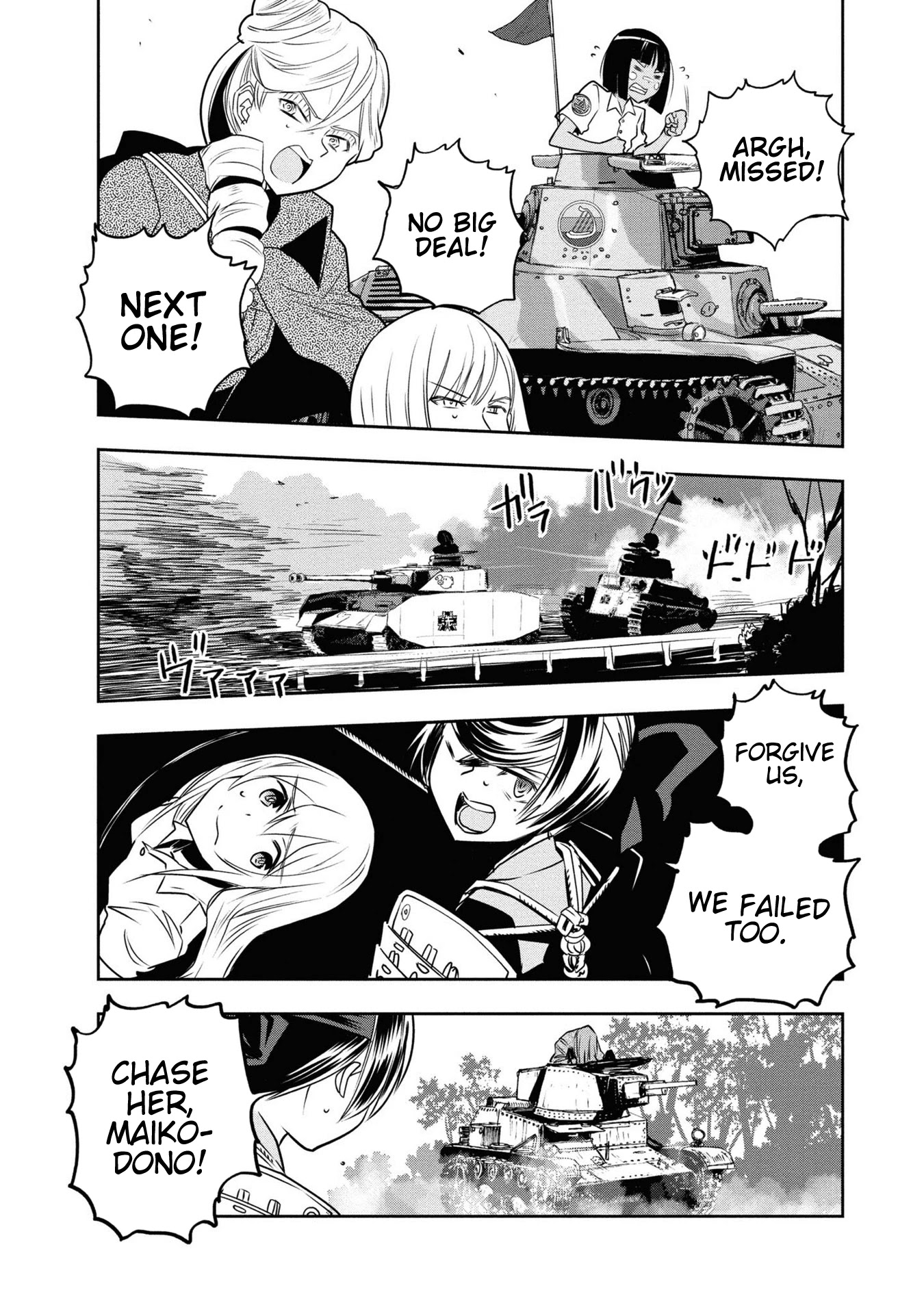 Girls & Panzer - Ribbon No Musha - Chapter 62: The Showdown With Nishizumi Miho (Part 6)