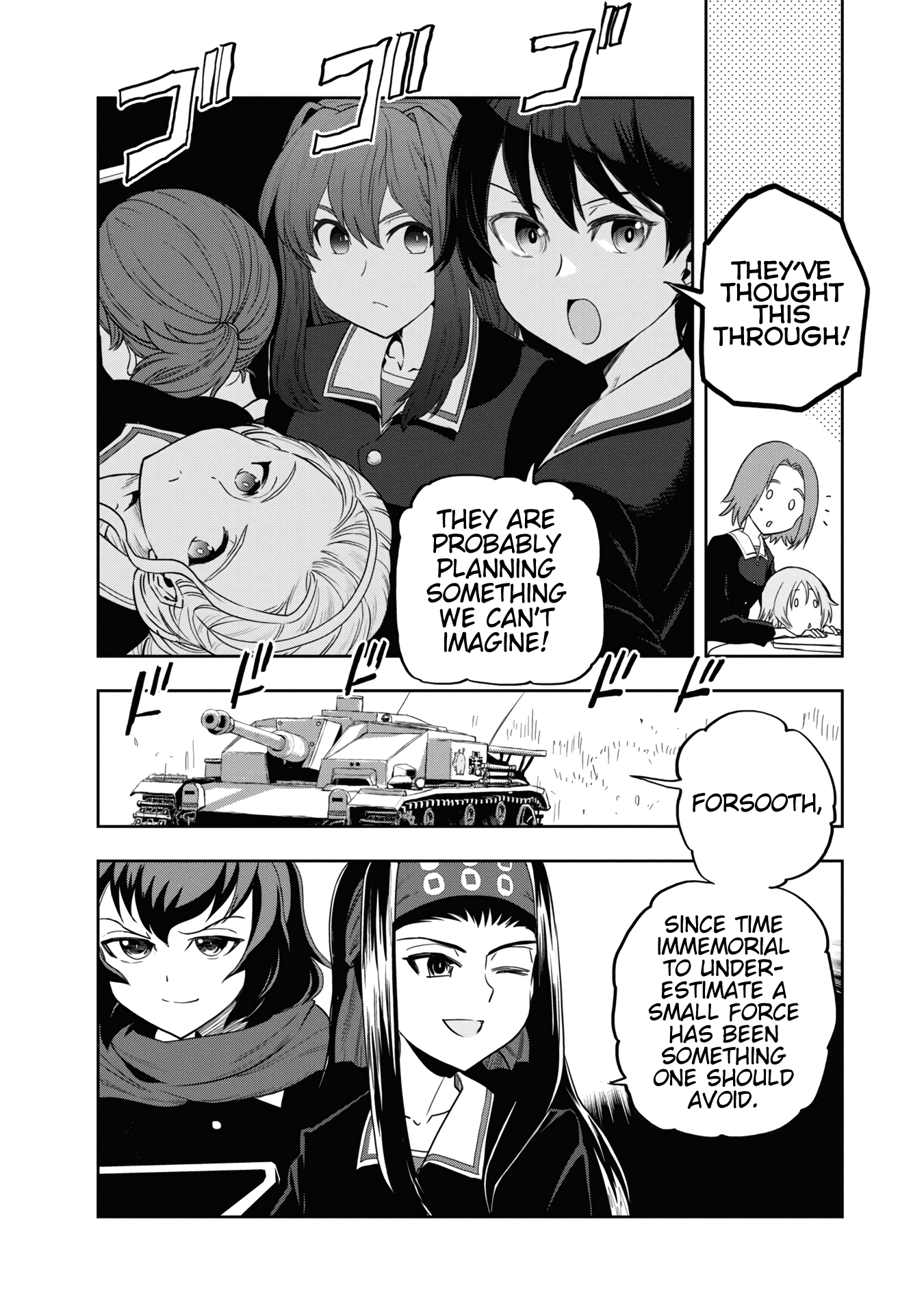 Girls & Panzer - Ribbon No Musha - Vol.15 Chapter 57: The Showdown With Nishizumi Miho (Part 1)