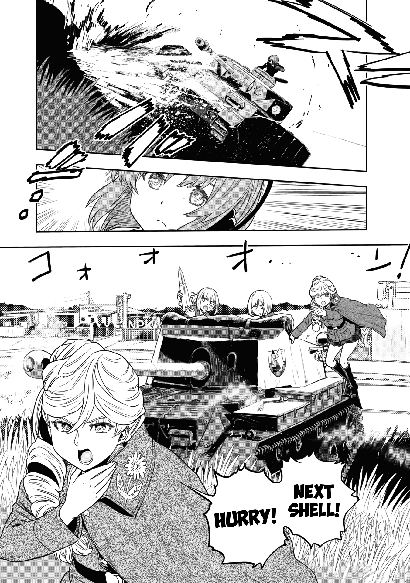 Girls & Panzer - Ribbon No Musha - Vol.15 Chapter 57: The Showdown With Nishizumi Miho (Part 1)