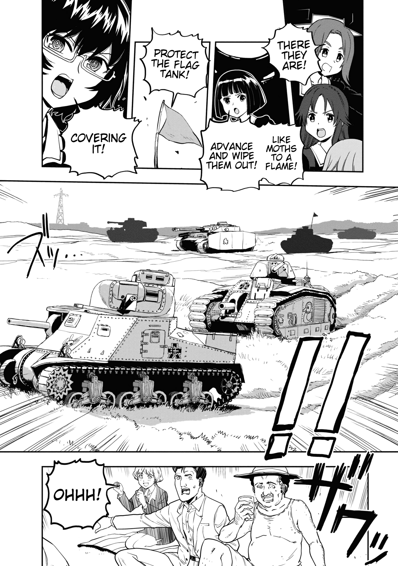 Girls & Panzer - Ribbon No Musha - Vol.15 Chapter 57: The Showdown With Nishizumi Miho (Part 1)