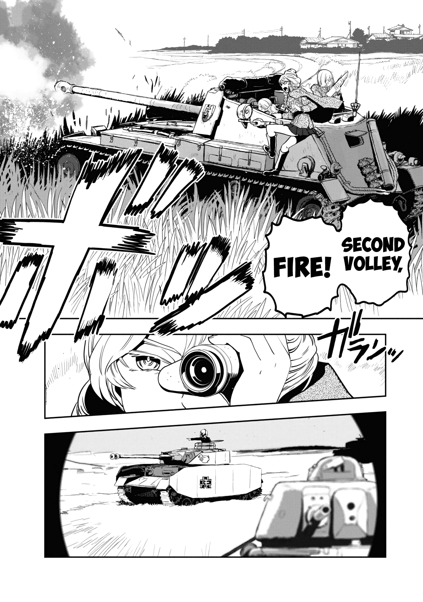 Girls & Panzer - Ribbon No Musha - Vol.15 Chapter 57: The Showdown With Nishizumi Miho (Part 1)