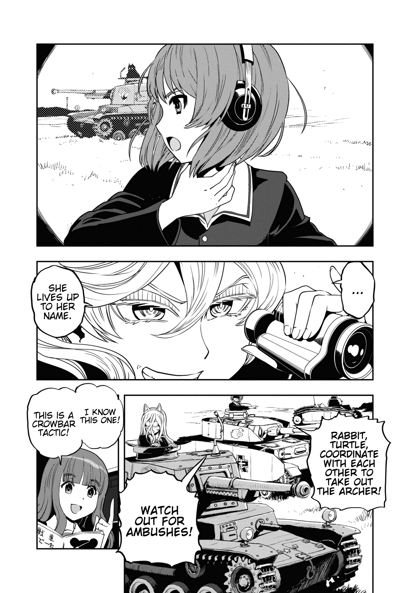 Girls & Panzer - Ribbon No Musha - Vol.15 Chapter 57: The Showdown With Nishizumi Miho (Part 1)