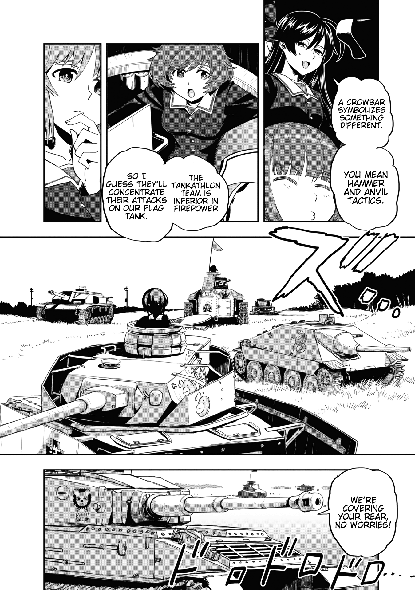 Girls & Panzer - Ribbon No Musha - Vol.15 Chapter 57: The Showdown With Nishizumi Miho (Part 1)