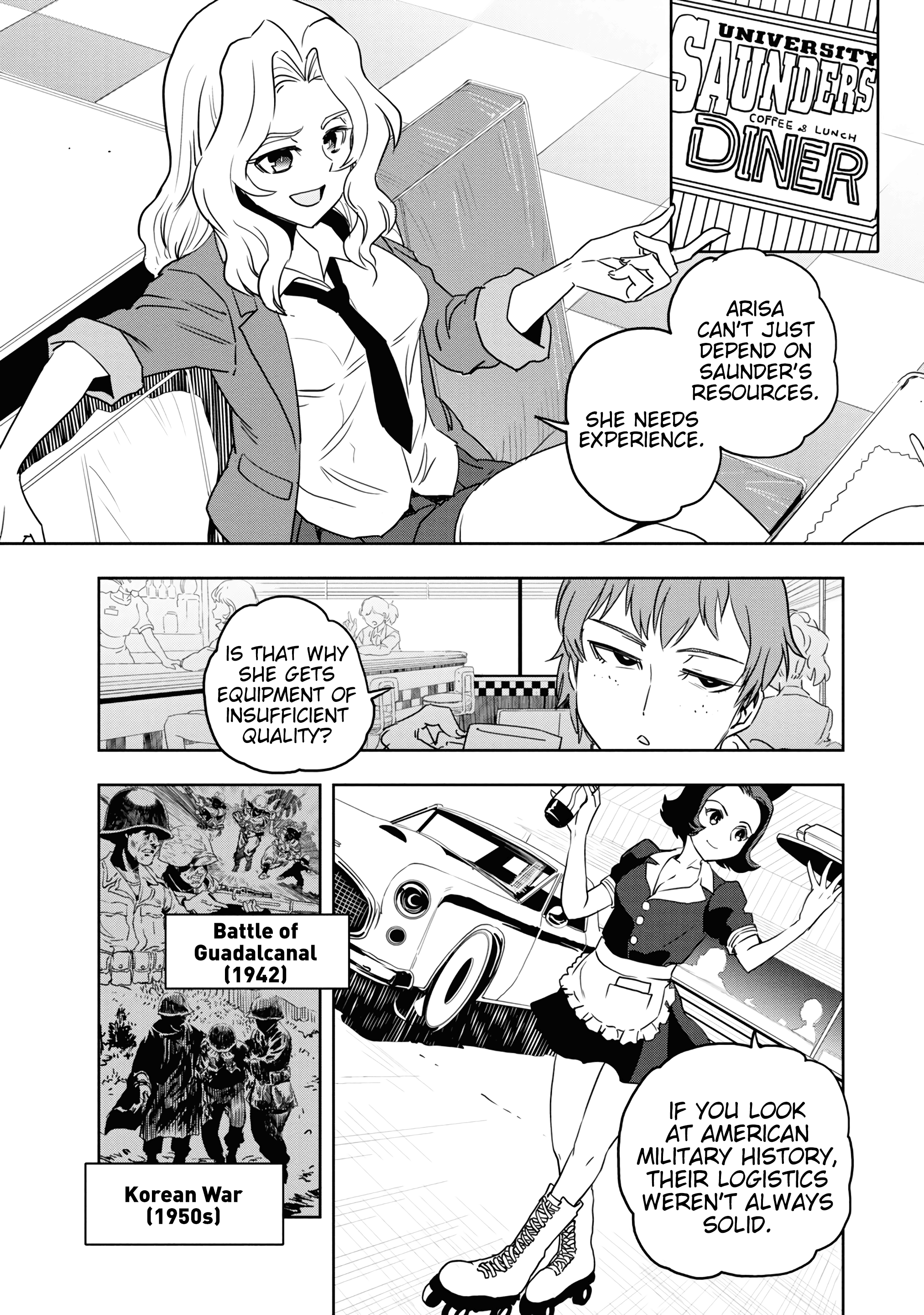 Girls & Panzer - Ribbon No Musha - Vol.14 Chapter 56: We Will Not Win With These Tanks