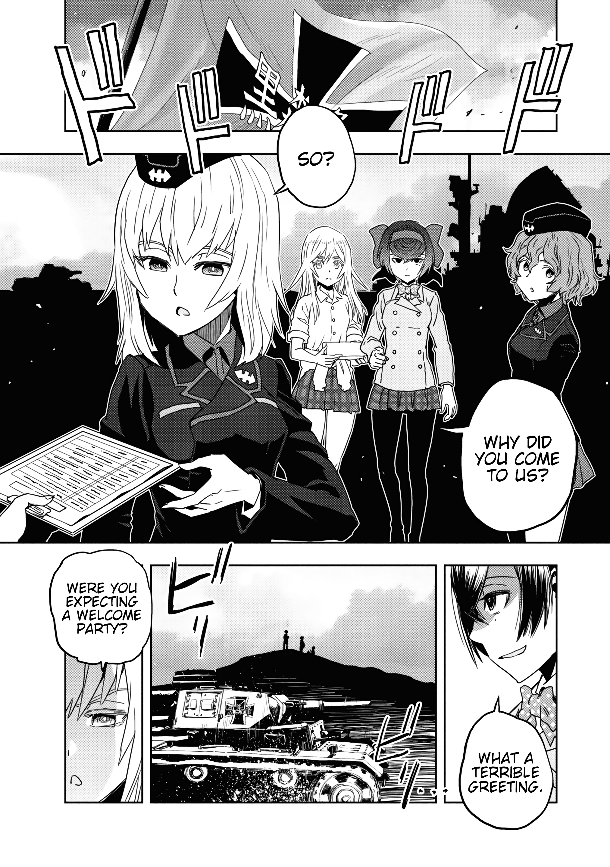 Girls & Panzer - Ribbon No Musha - Vol.14 Chapter 56: We Will Not Win With These Tanks