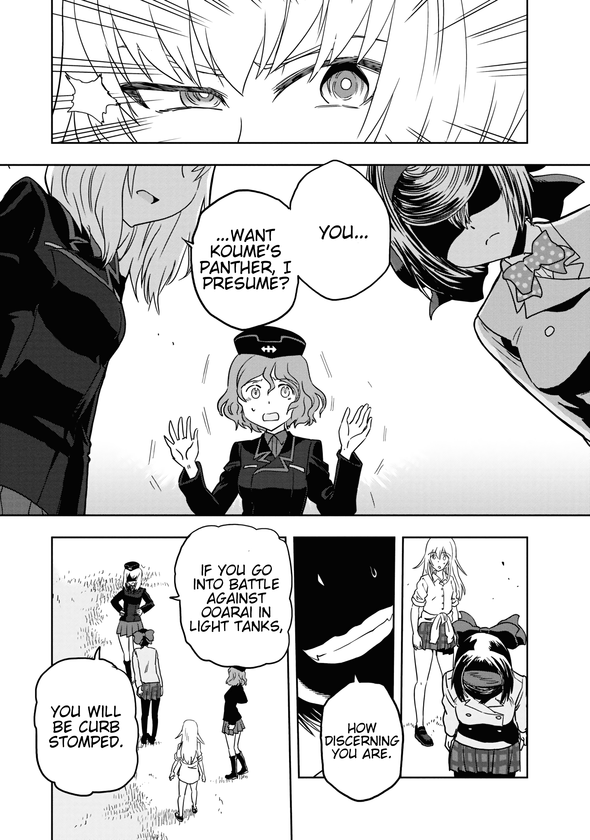 Girls & Panzer - Ribbon No Musha - Vol.14 Chapter 56: We Will Not Win With These Tanks