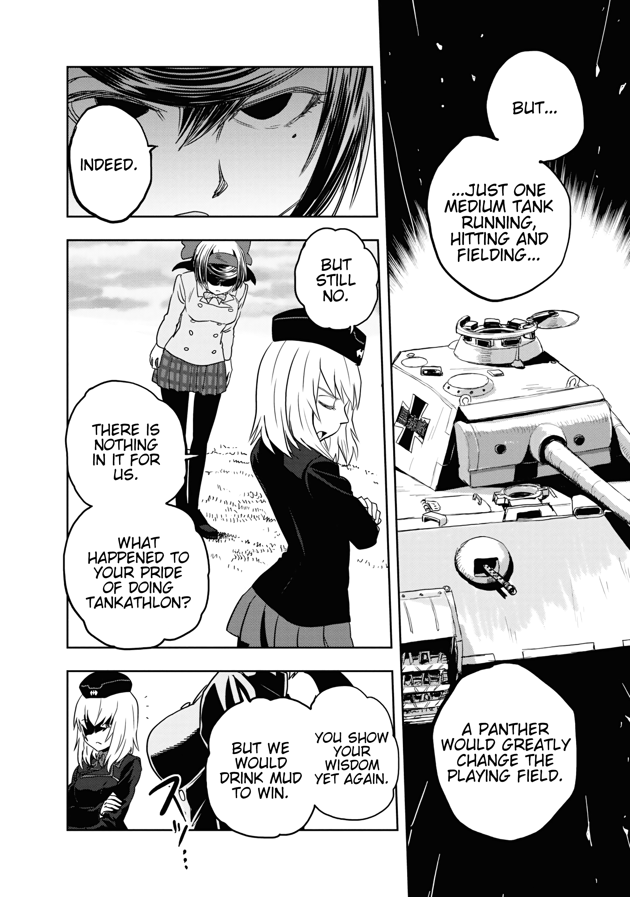 Girls & Panzer - Ribbon No Musha - Vol.14 Chapter 56: We Will Not Win With These Tanks