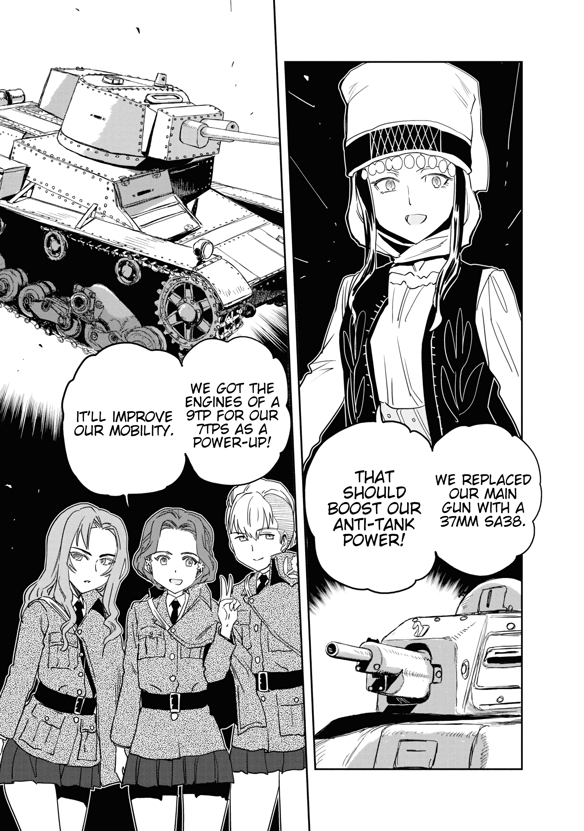 Girls & Panzer - Ribbon No Musha - Vol.14 Chapter 56: We Will Not Win With These Tanks