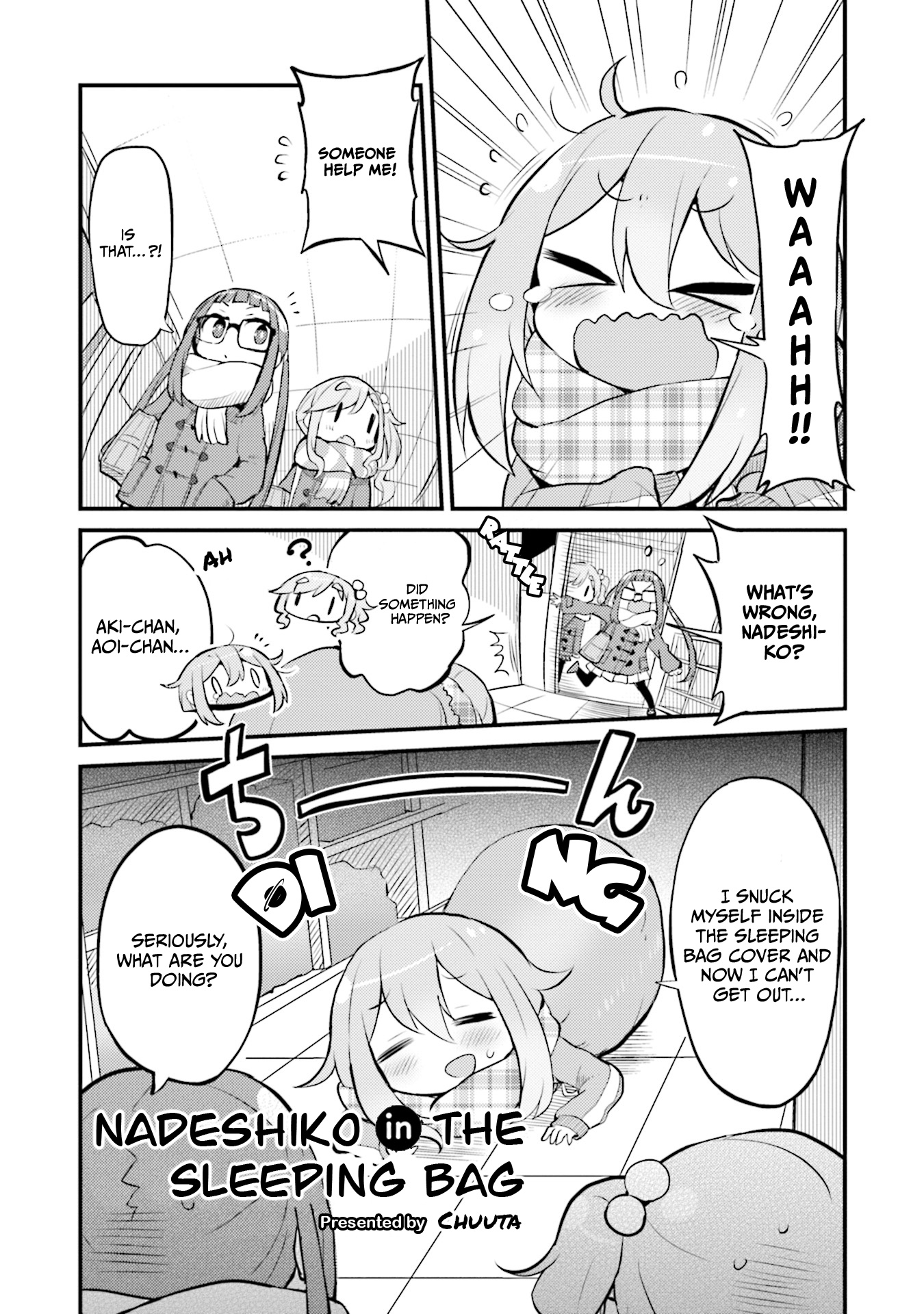 Yuru Camp △ Anthology Comic - Vol.1 Chapter 14: Nadeshiko In The Sleeping Bag (Chuuta)