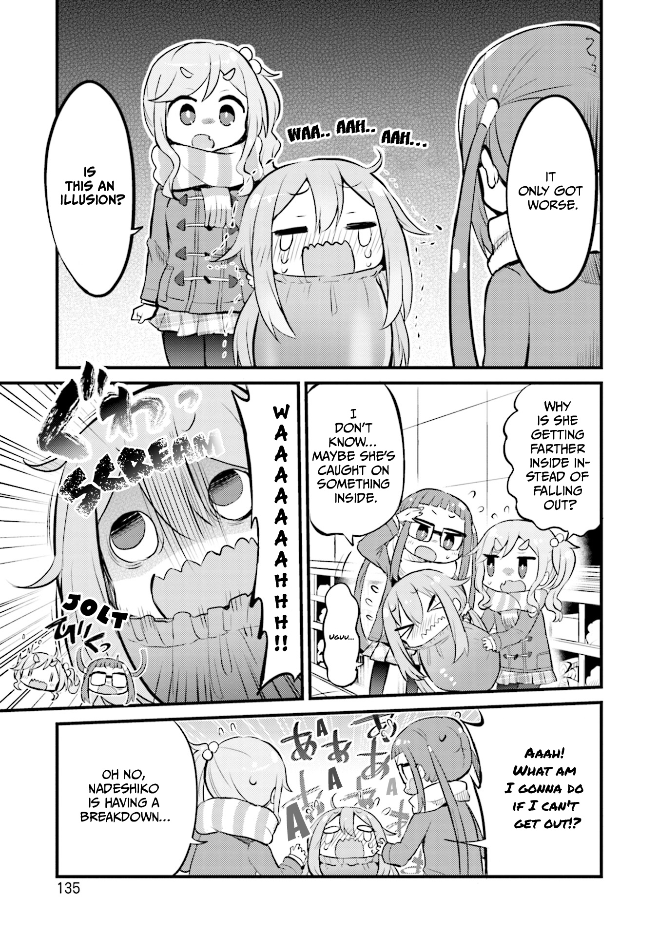 Yuru Camp △ Anthology Comic - Vol.1 Chapter 14: Nadeshiko In The Sleeping Bag (Chuuta)