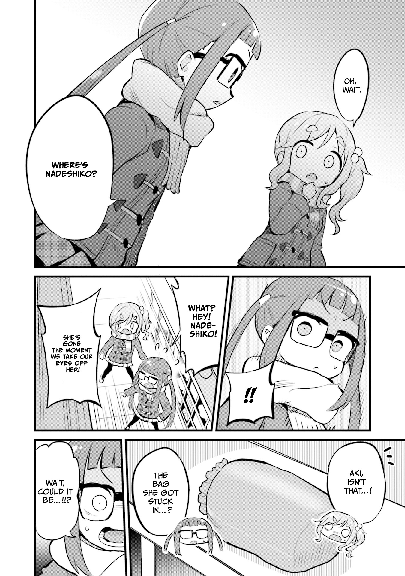 Yuru Camp △ Anthology Comic - Vol.1 Chapter 14: Nadeshiko In The Sleeping Bag (Chuuta)