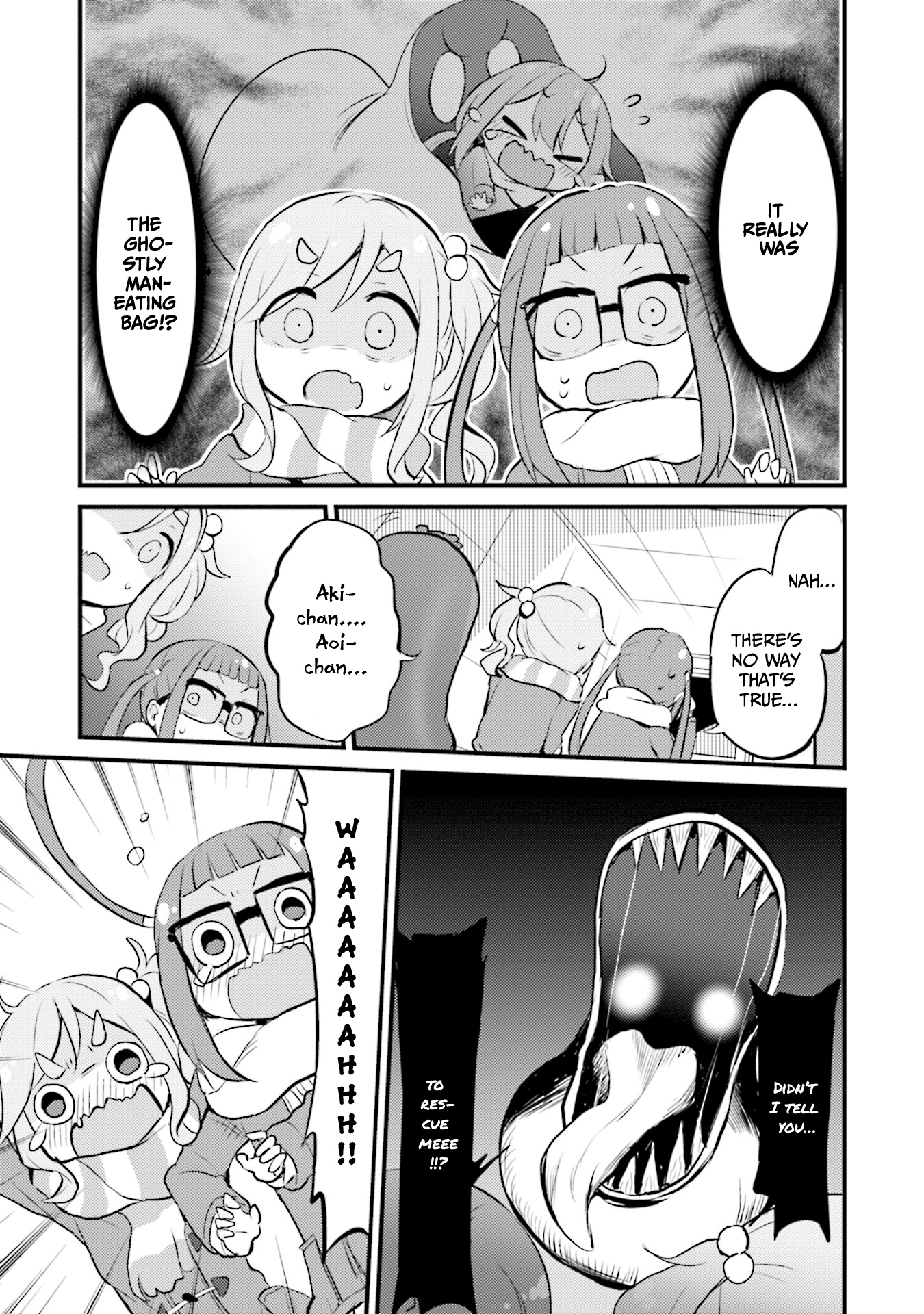 Yuru Camp △ Anthology Comic - Vol.1 Chapter 14: Nadeshiko In The Sleeping Bag (Chuuta)