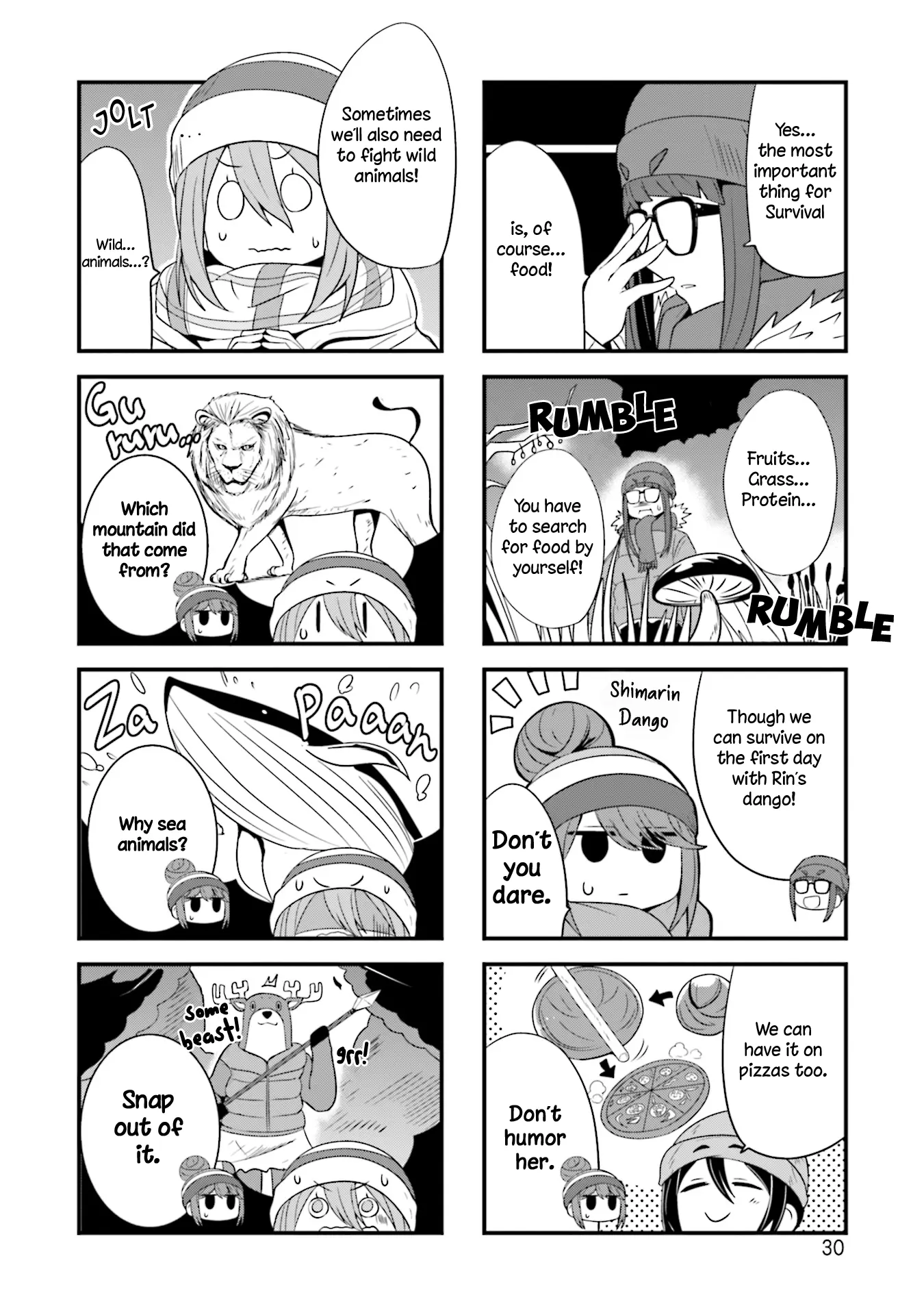 Yuru Camp △ Anthology Comic - Vol.2 Chapter 19: Is This A Disaster? Yes, It Is! (Ginmoku)