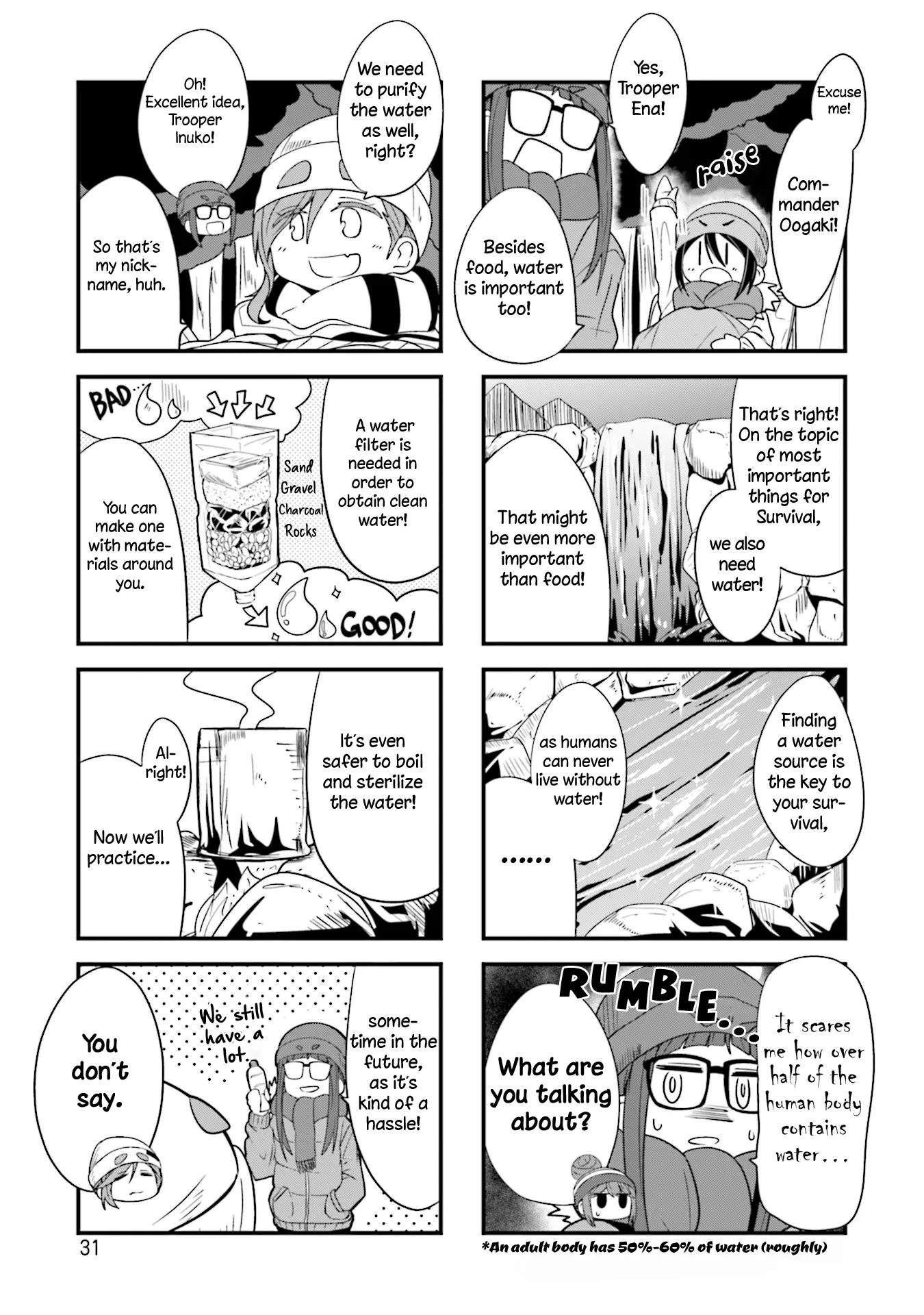 Yuru Camp △ Anthology Comic - Vol.2 Chapter 19: Is This A Disaster? Yes, It Is! (Ginmoku)