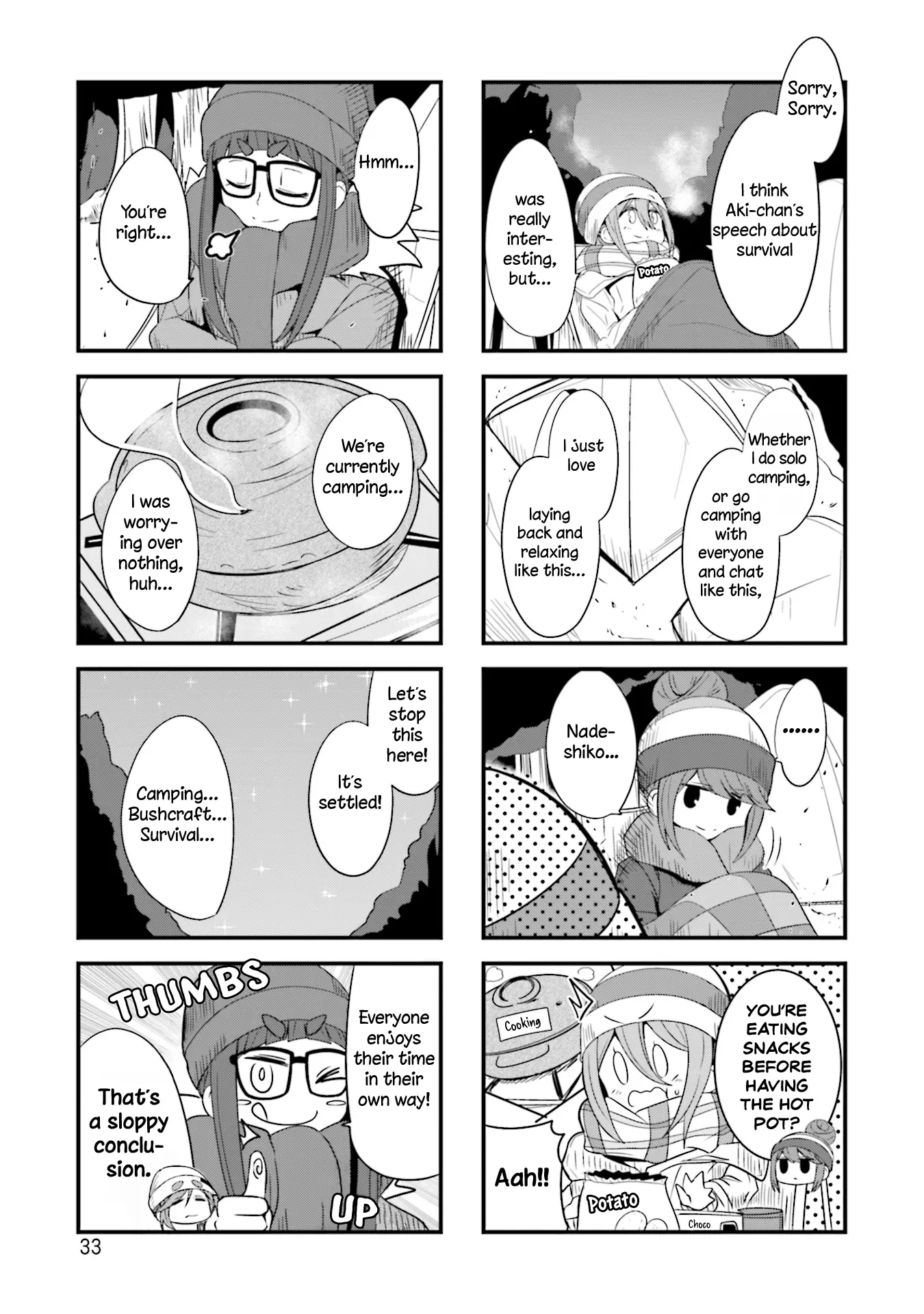 Yuru Camp △ Anthology Comic - Vol.2 Chapter 19: Is This A Disaster? Yes, It Is! (Ginmoku)