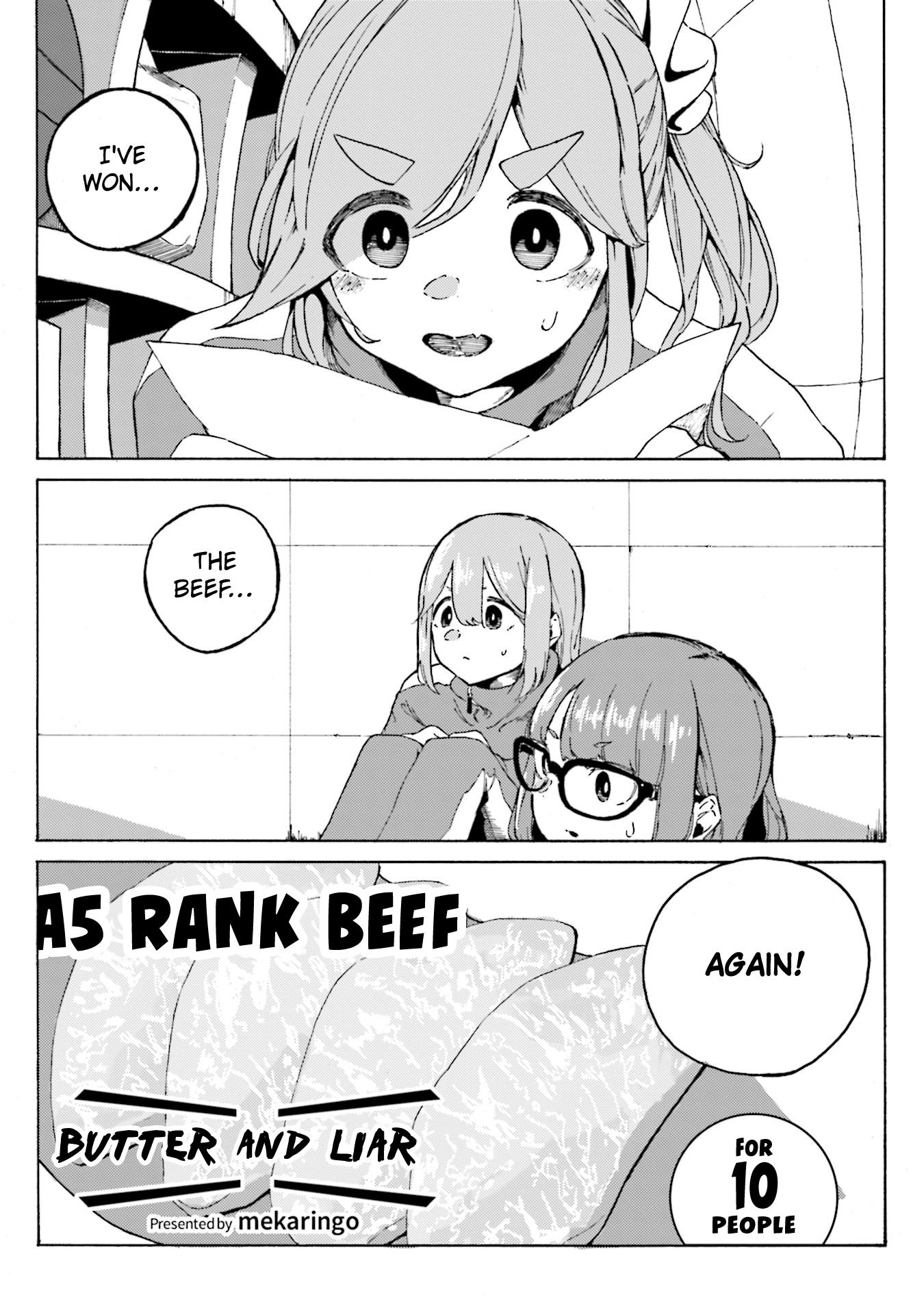 Yuru Camp △ Anthology Comic - Vol.2 Chapter 17: A5 Rank Beef