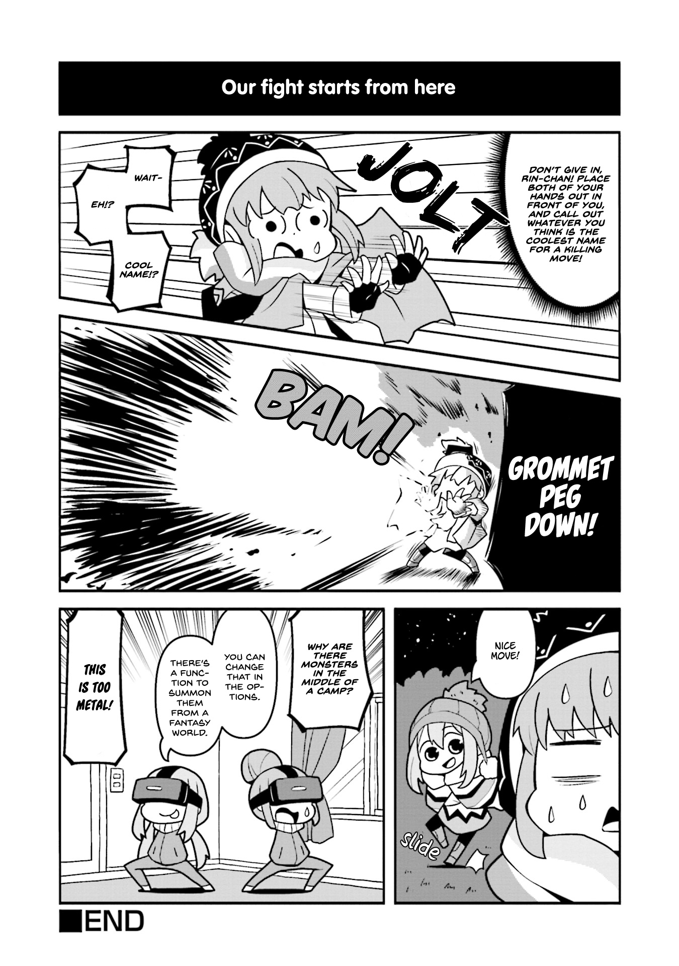 Yuru Camp △ Anthology Comic - Vol.1 Chapter 7: Push Start (Papa)