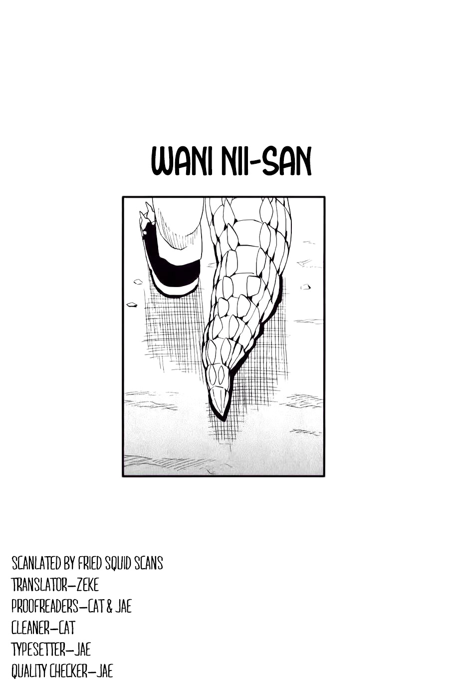 Mizukami Satoshi Tanpenshuu - Chapter 24: Wani Onii-San (My Brother Is A Crocodile)