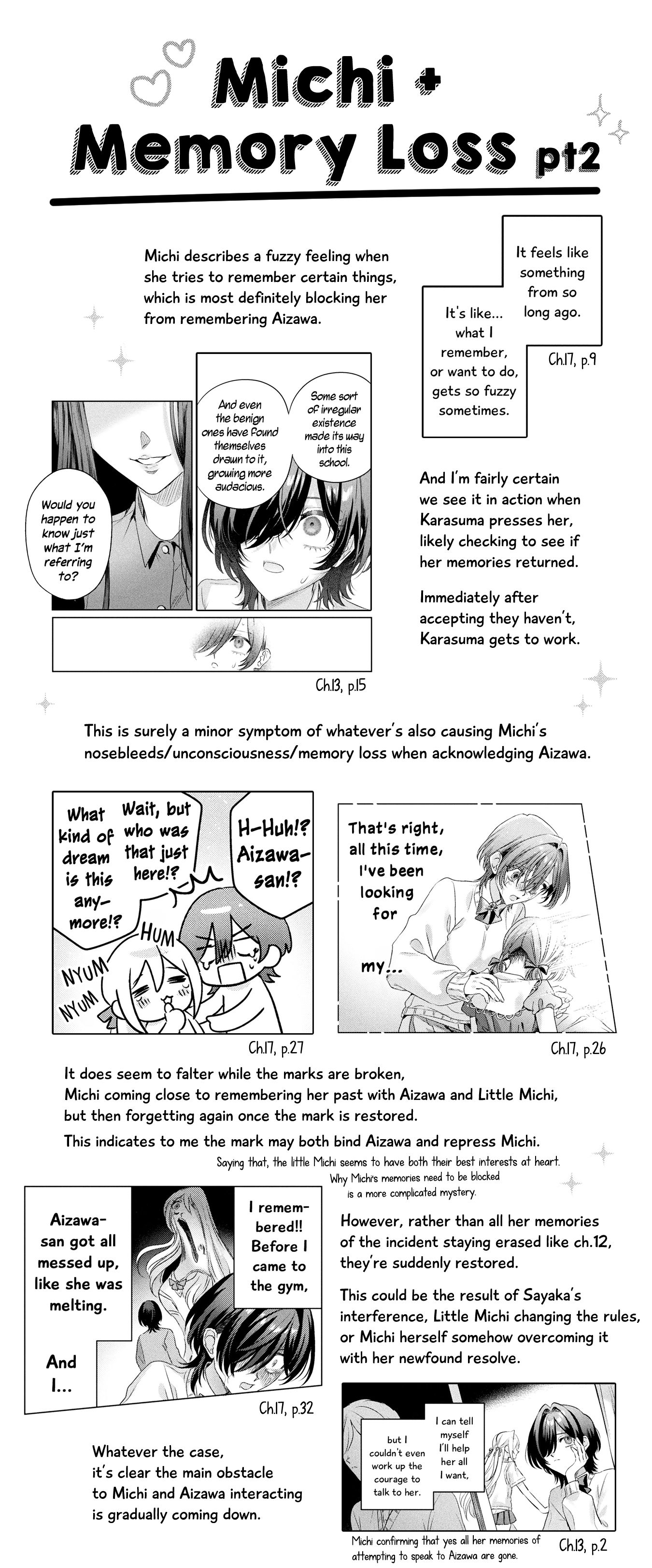 April Fool's Collection 2024 - Vol.3 Chapter 17.1: Mietemasu Yo! Aizawa-San - Recap Episode!