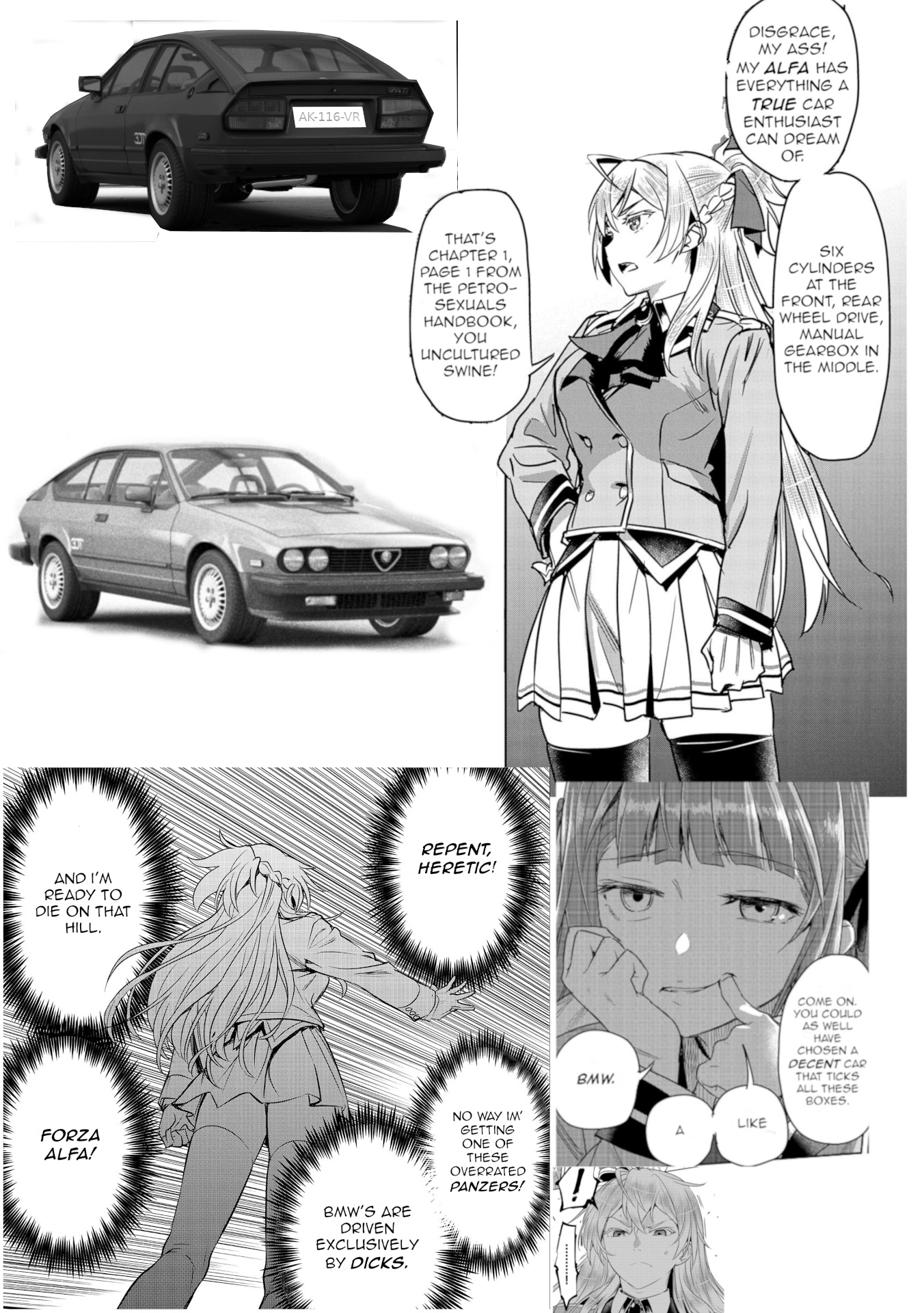 April Fool's Collection 2024 - Vol.5 Chapter 21: Initial A : Villainess Wants To Stick To Her Alfa Gtv6 No Matter What