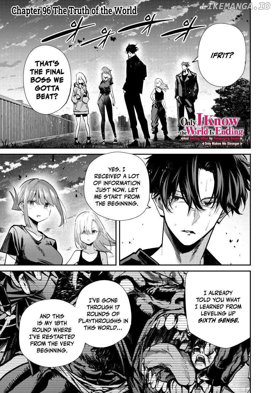 Only I Know That The World Will End - Chapter 96