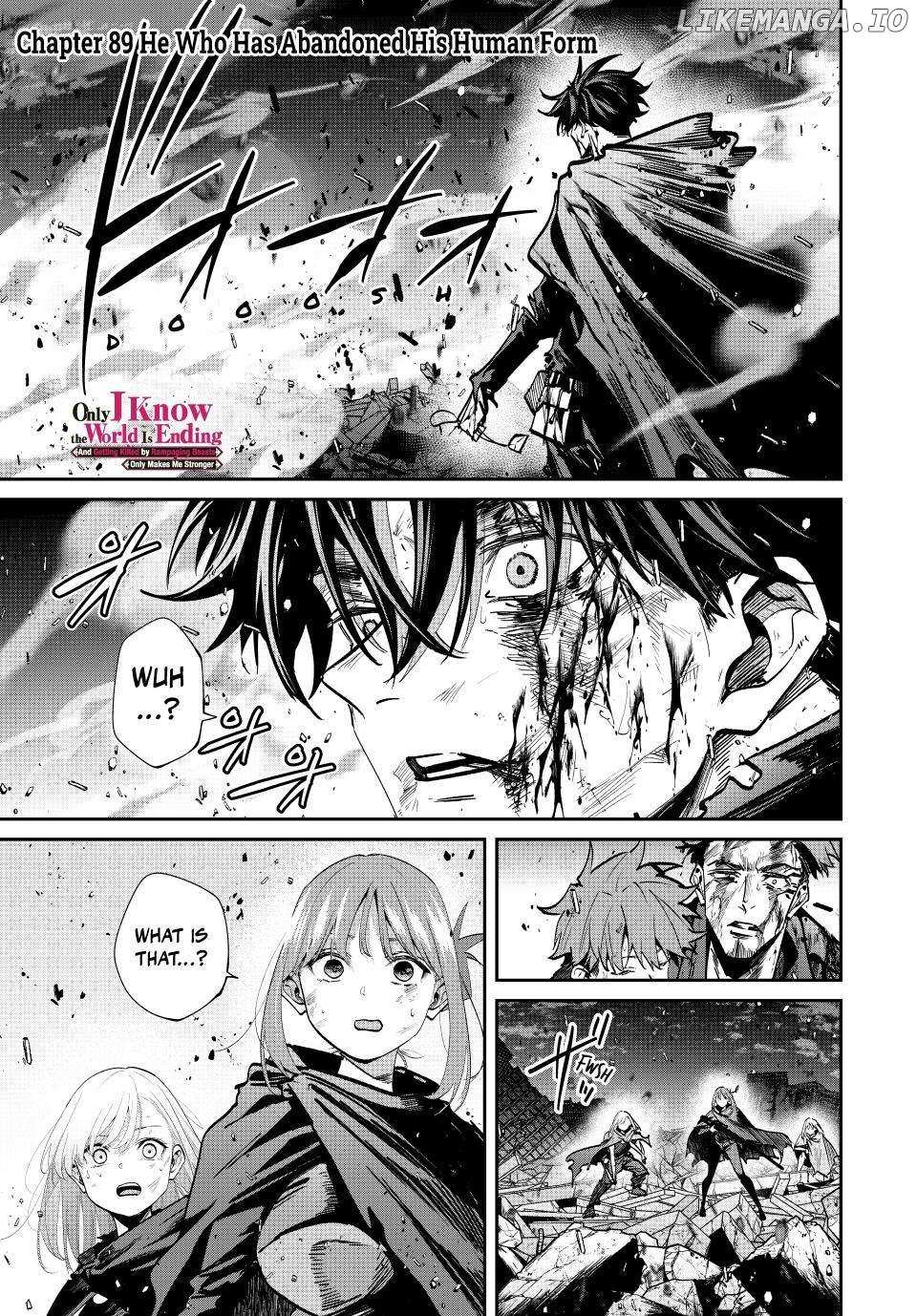 Only I Know That The World Will End - Chapter 89