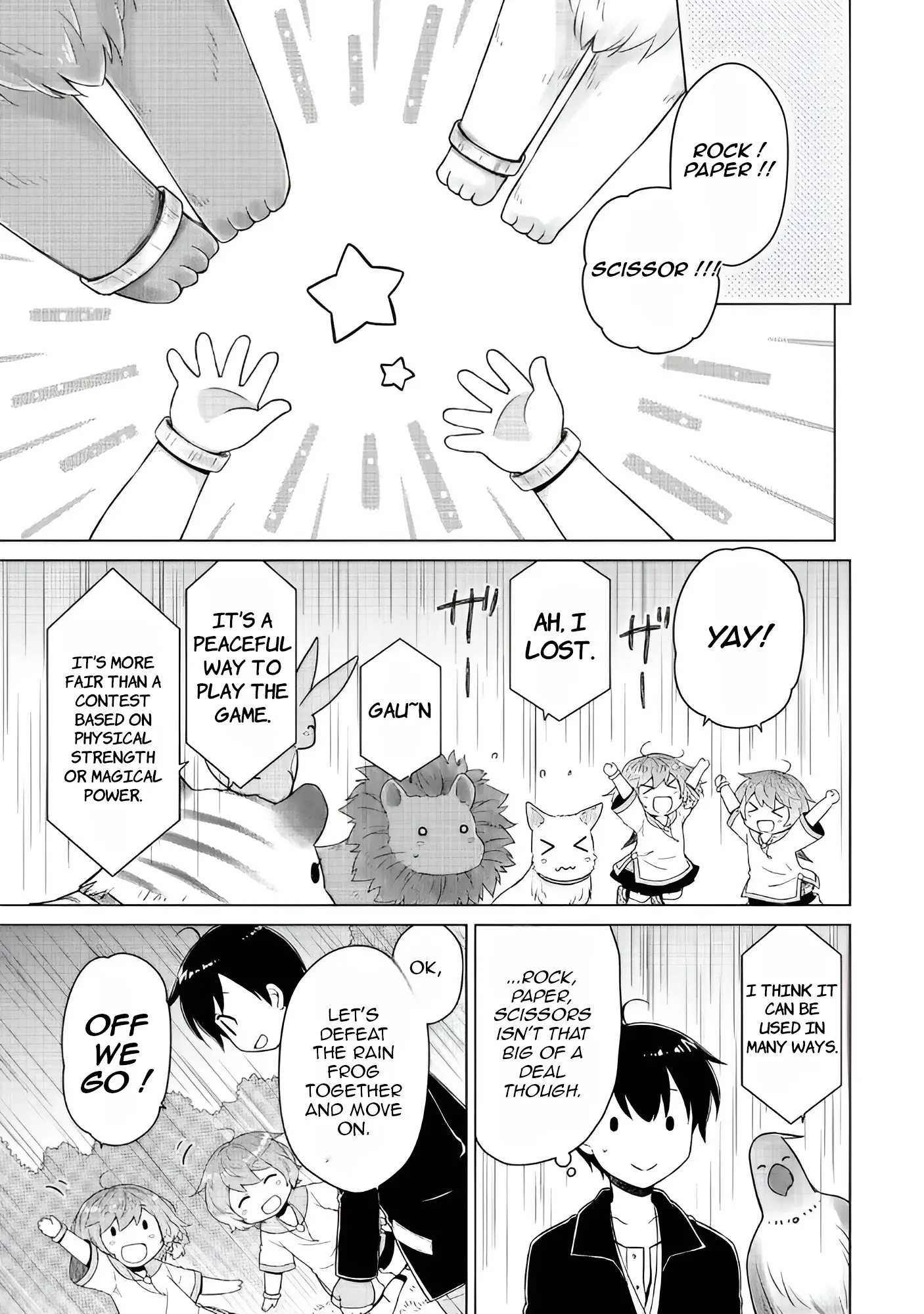 Isekai Yururi Kikou: Raising Children While Being An Adventurer - Chapter 65: Everyone Playing Rock, Paper, Scissors !?