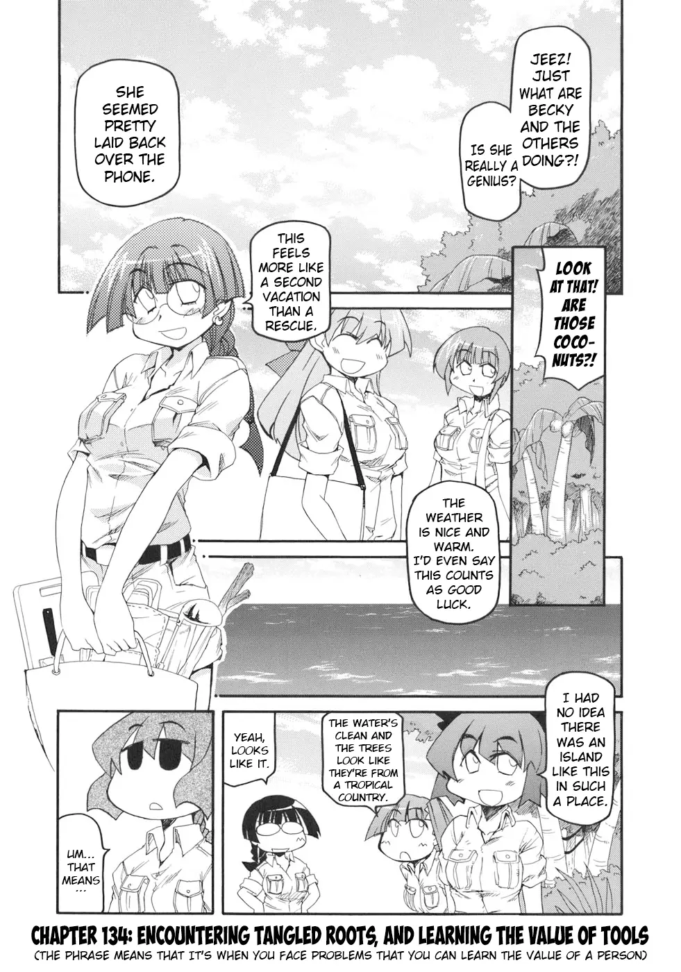 Pani Poni - Vol.10 Chapter 134: Ch. 134 - Encountering Tangled Roots, And Learning The Value Of Tools