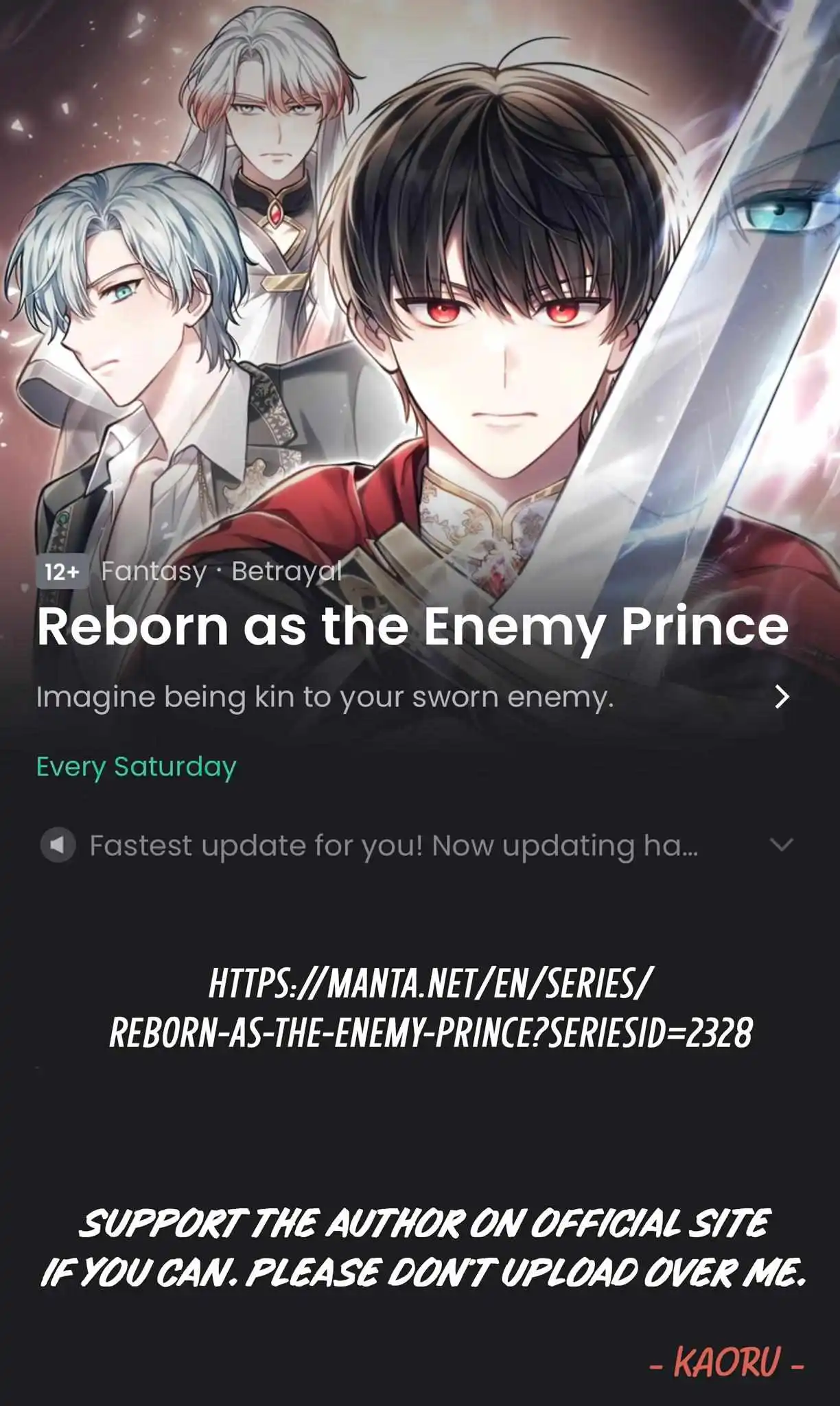 Reborn As The Enemy Prince - Chapter 59