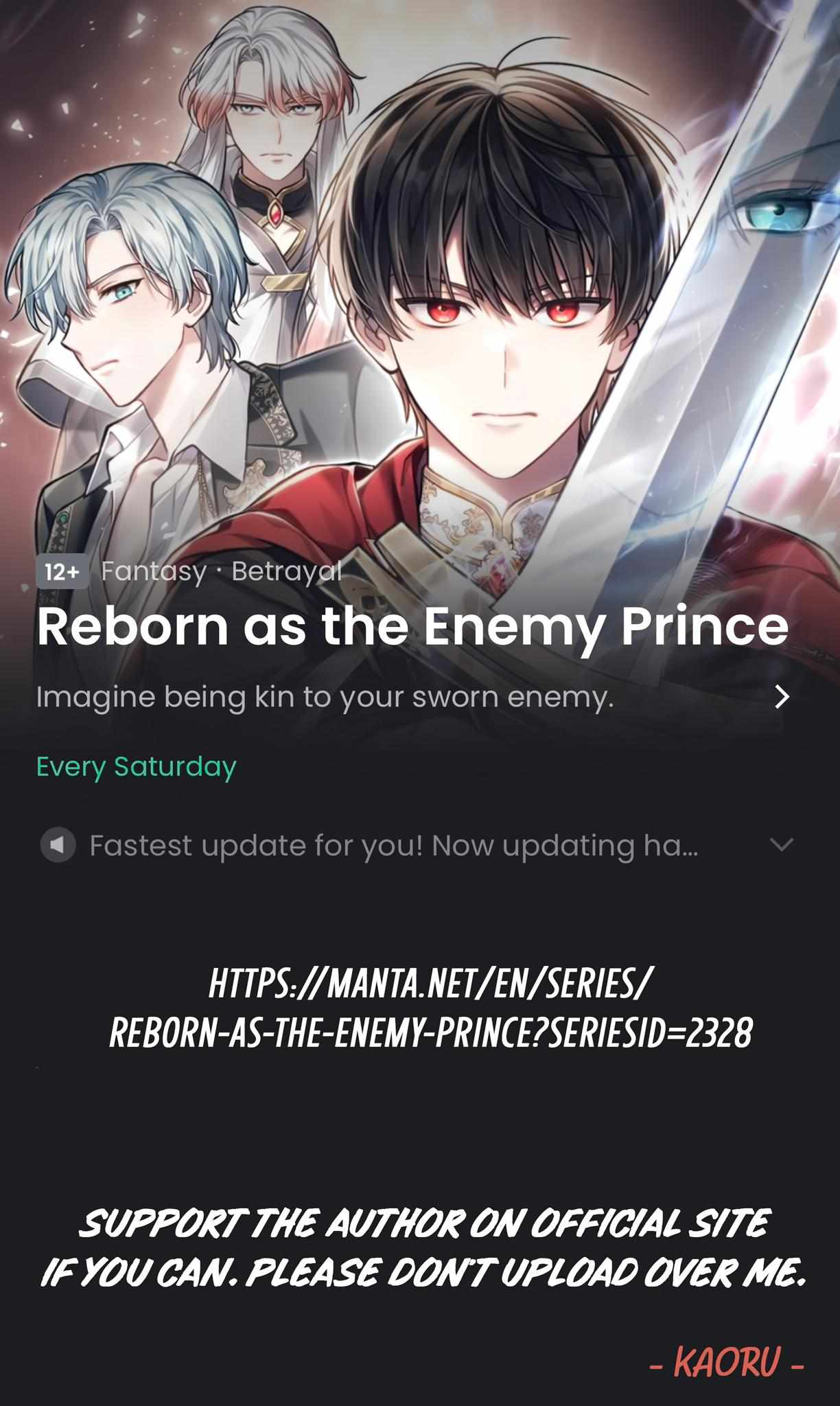 Reborn As The Enemy Prince - Chapter 58