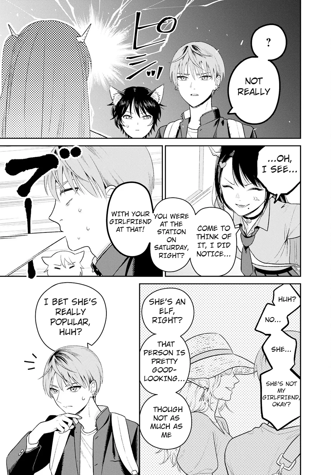 Kanamori-San, The Widowed Elf - Vol.1 Chapter 3: Yankee-Kun Is Actually Studying Seriously Today!