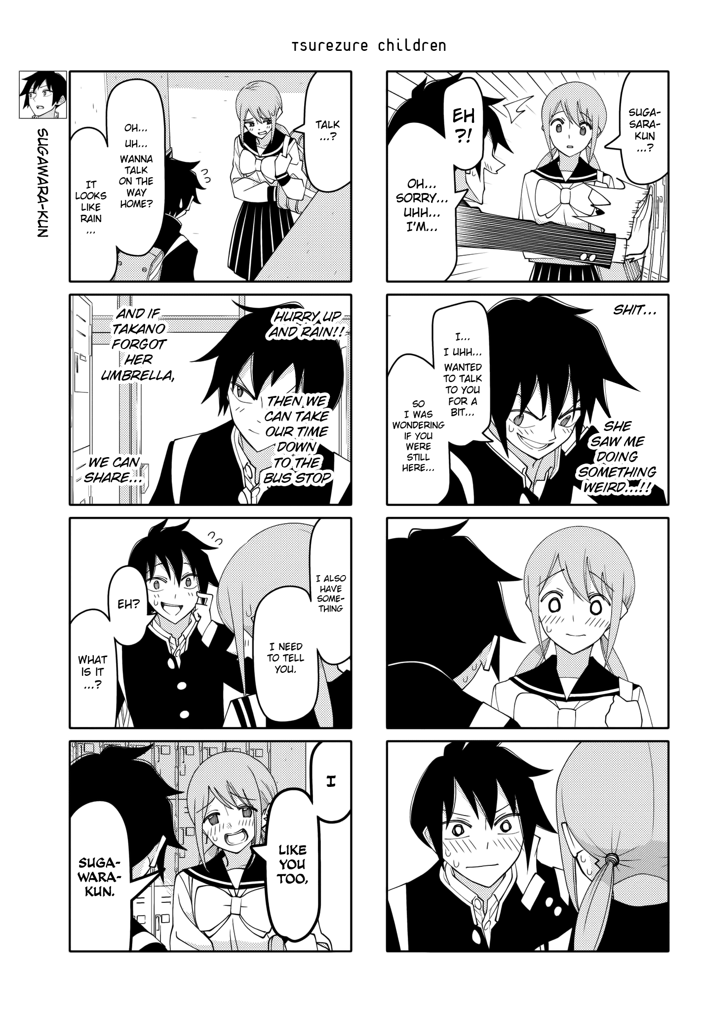 Tsurezure Children - Chapter 211: Rain (Takano/Sugawara)