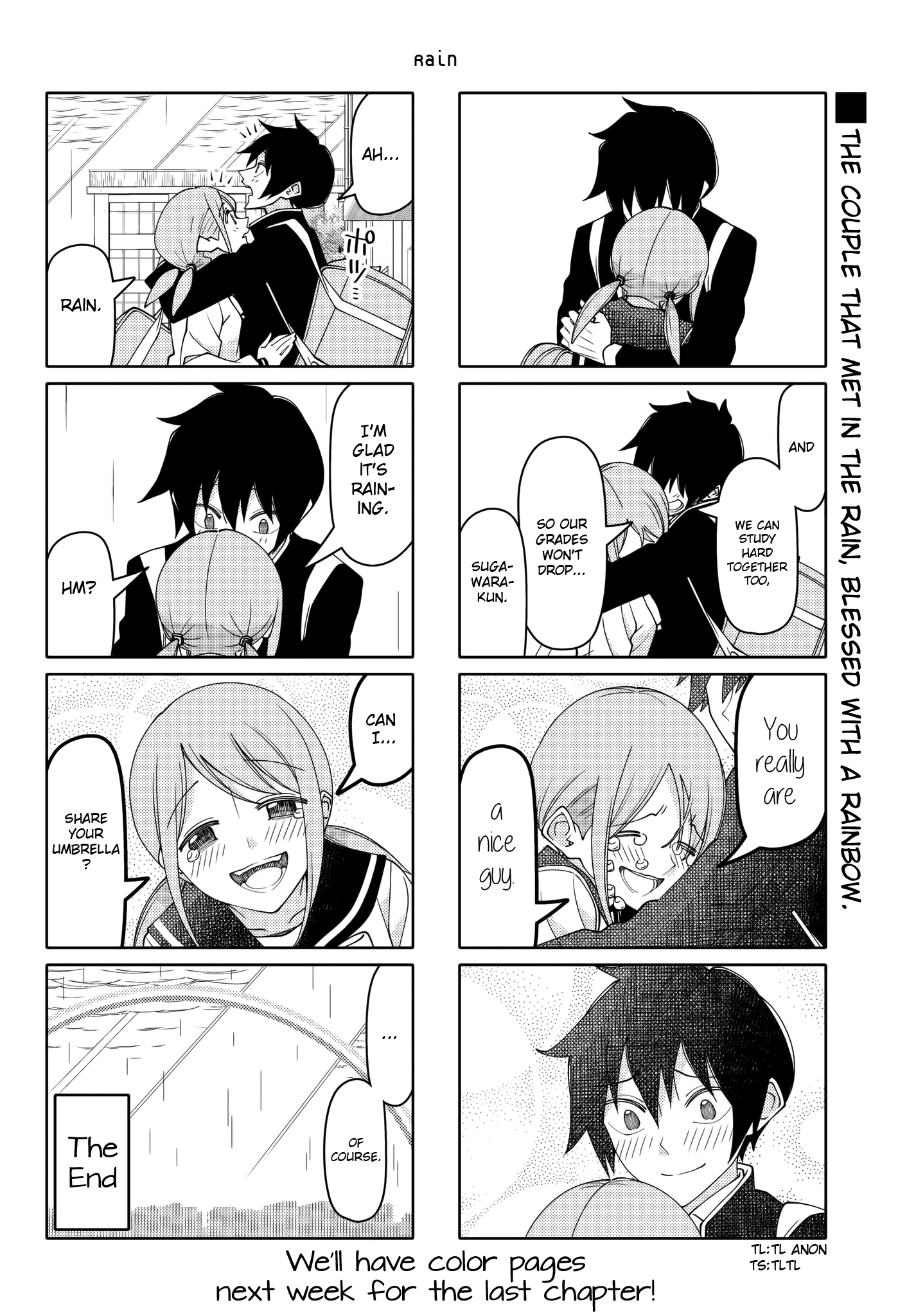 Tsurezure Children - Chapter 211: Rain (Takano/Sugawara)