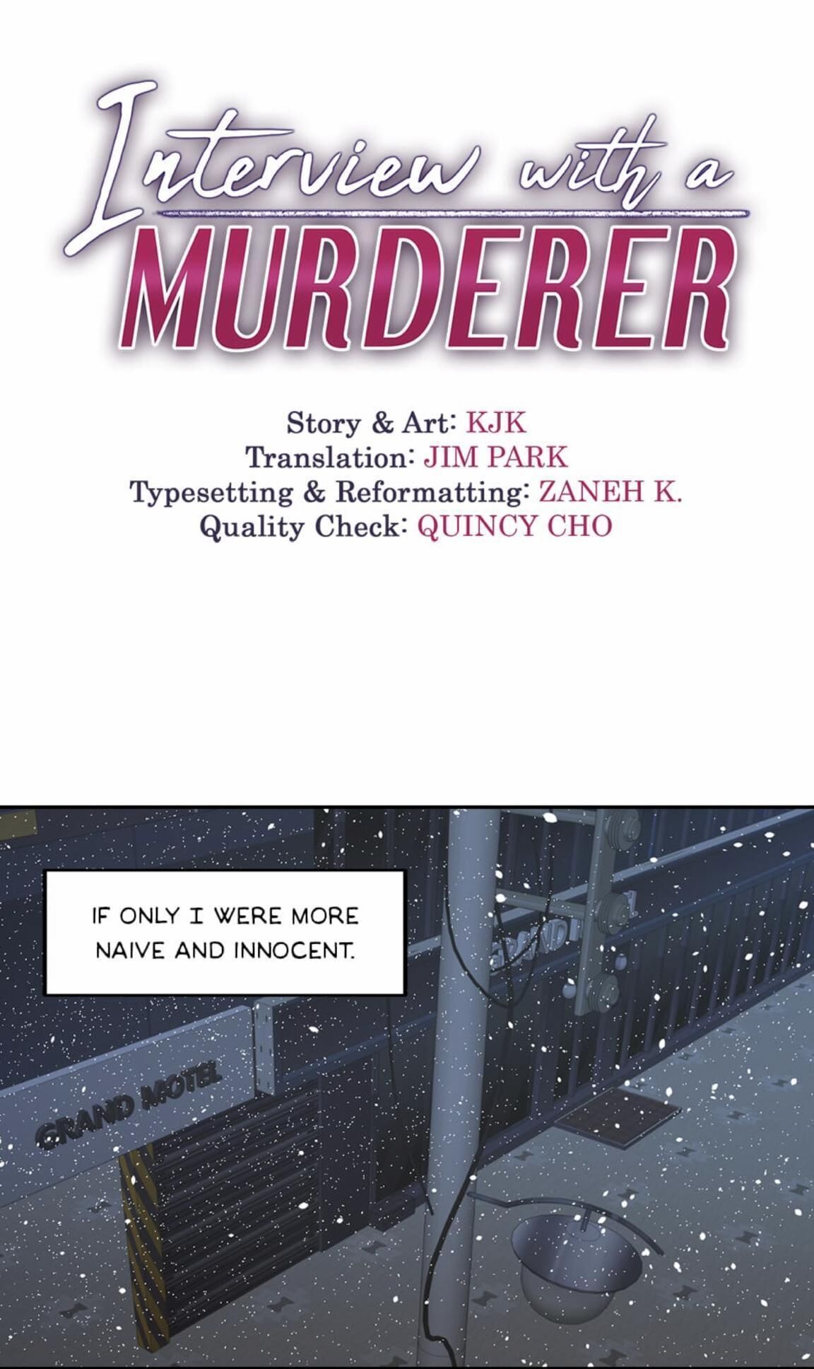 Interview With A Murderer - Chapter 42