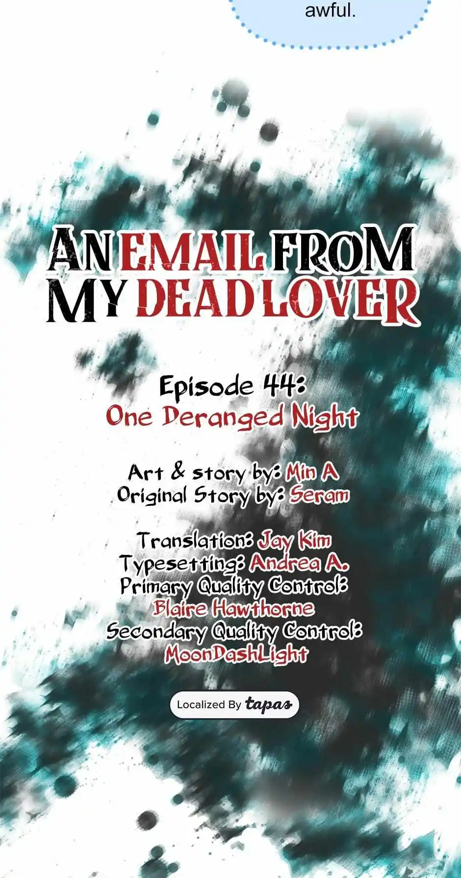 A Mail From My Dead Lover - Chapter 44