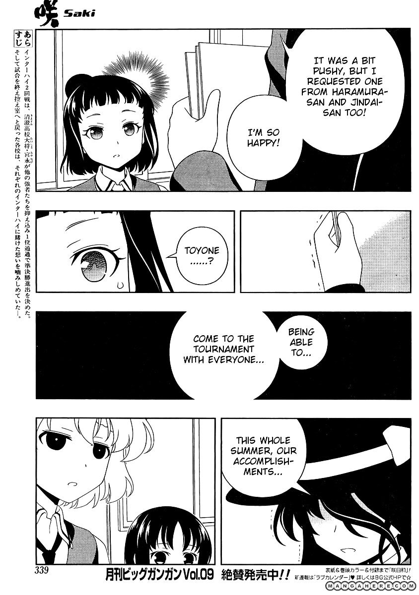 Saki - Chapter 101 : Dark Clouds