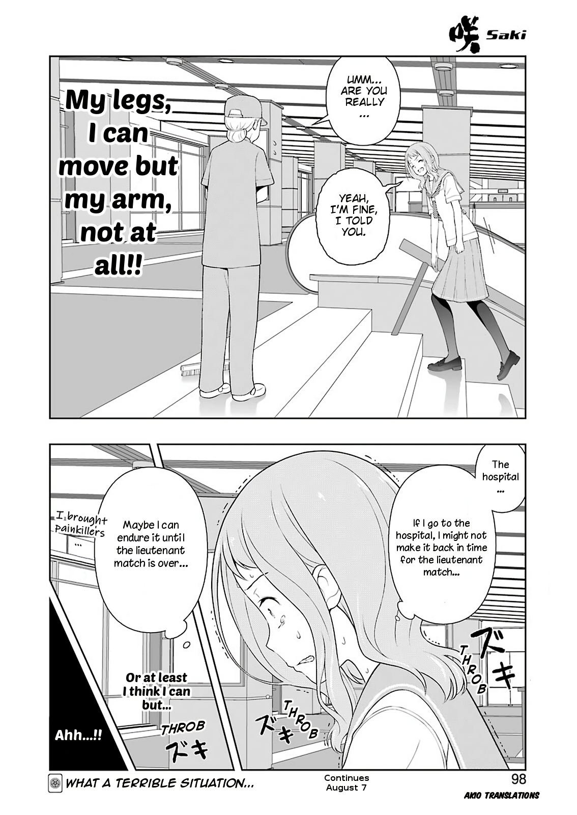 Saki - Chapter 220: Injury