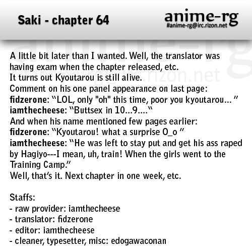 Saki - Chapter 64