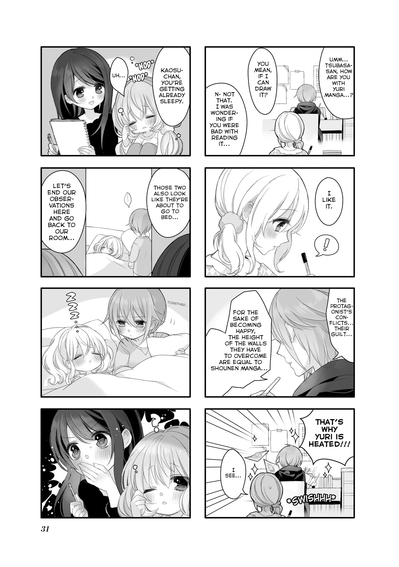 Comic Girls Anthology - Vol.1 Chapter 3: Yuri Manga Challenge!