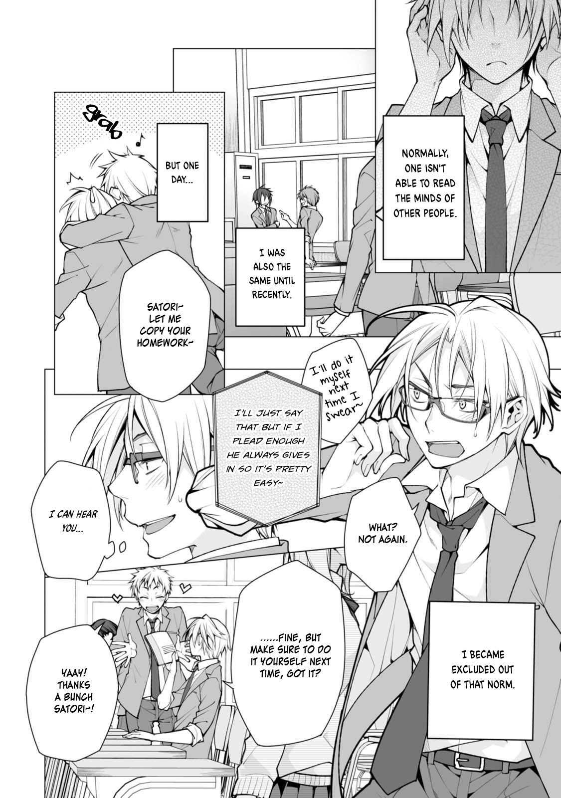 Satori-Kun To Tsundere-Kun - Vol.1 Chapter 1