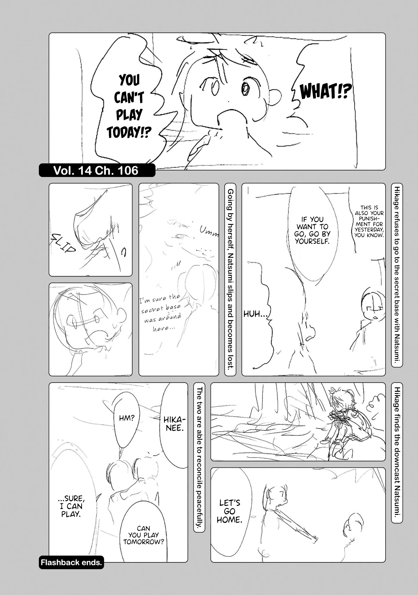 Non Non Biyori Remember - Vol.1 Chapter 5: Non Non Biyori Nonstop Storyboard