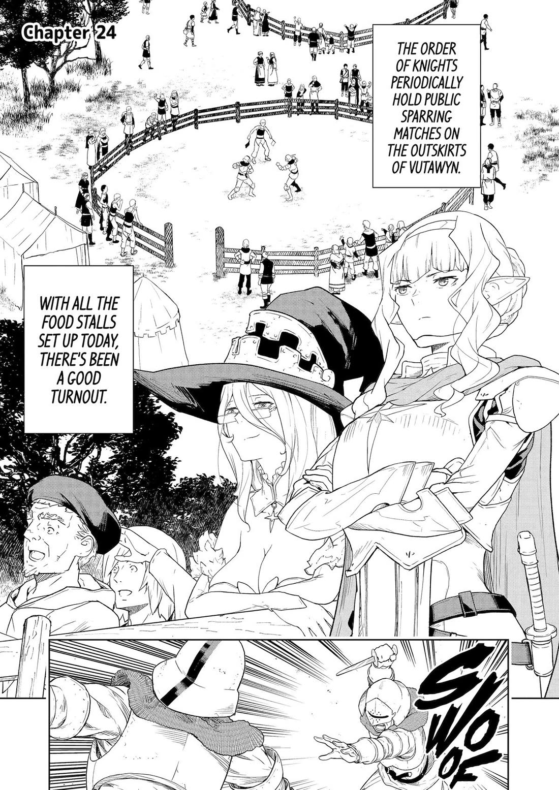 Even The Captain Knight, Miss Elf, Wants To Be A Maiden. - Chapter 24