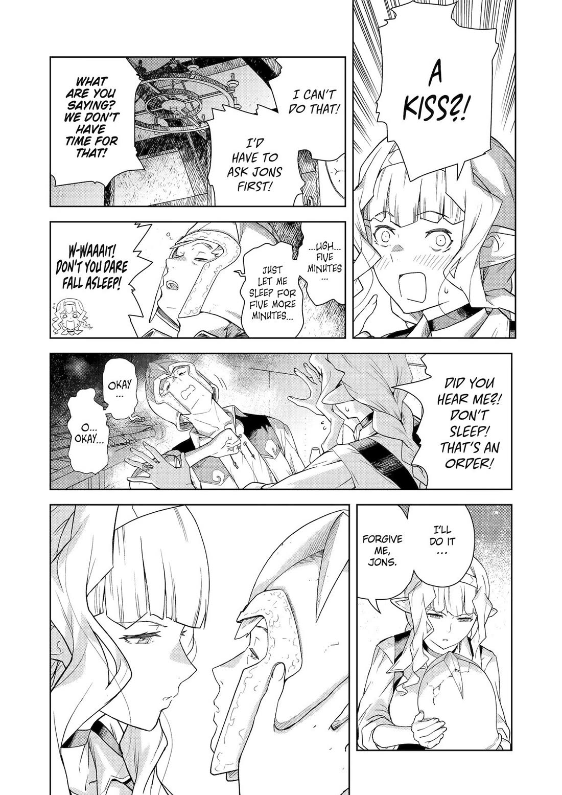 Even The Captain Knight, Miss Elf, Wants To Be A Maiden. - Chapter 25