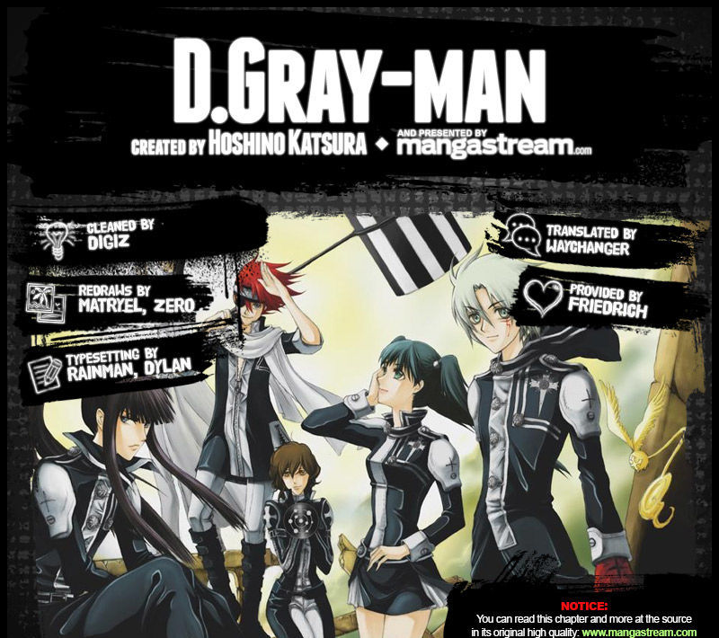 D.gray-Man - Chapter 226 : Searching For A.w. - Live Man + Dead Man