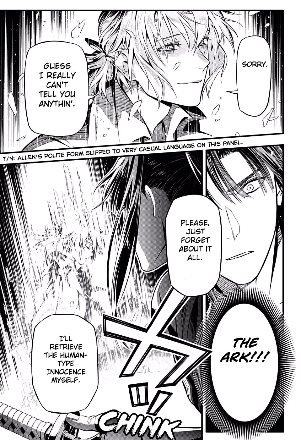 D.gray-Man - Chapter 229: Saying Goodbye To A.w - Concealment And Confidant