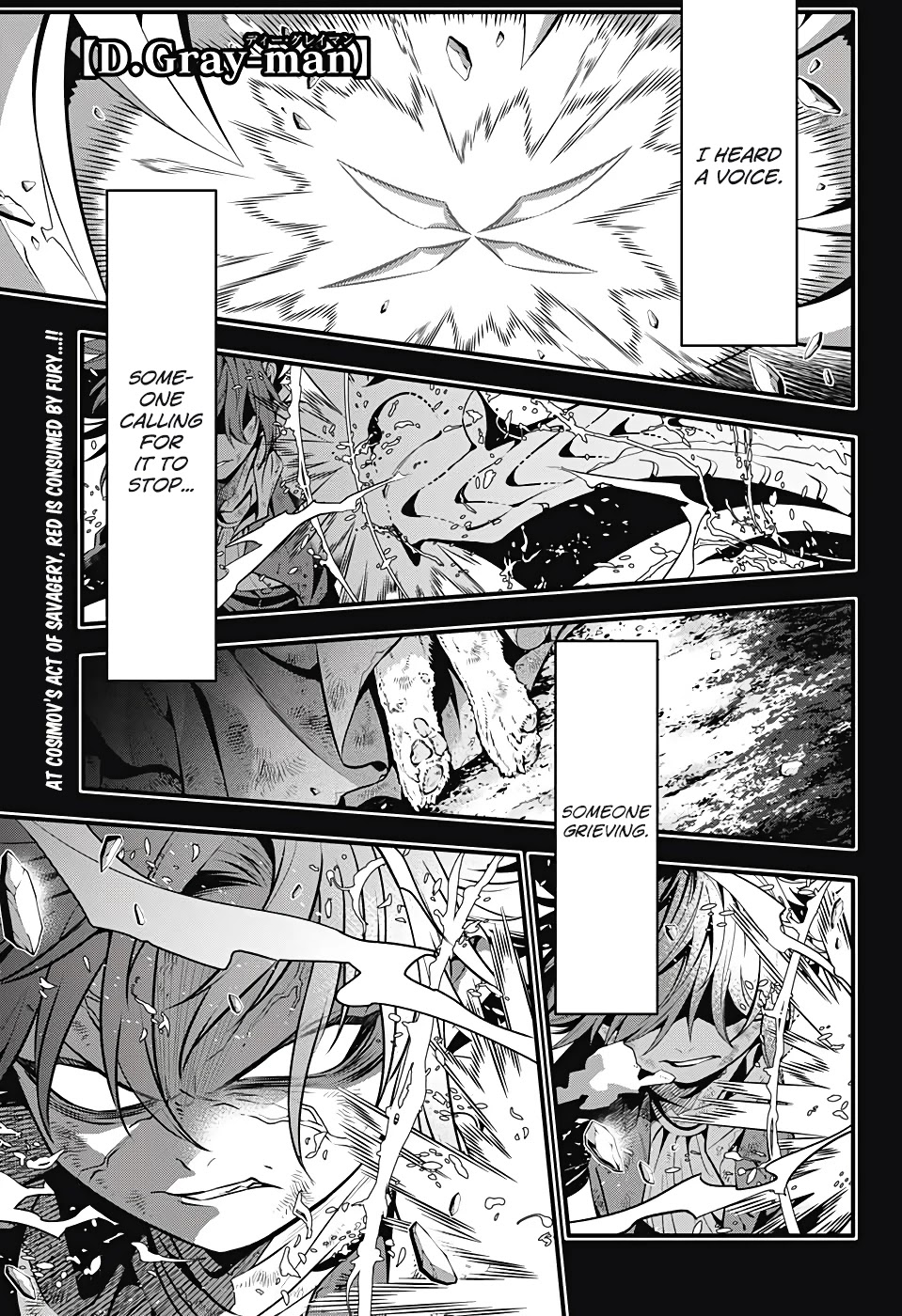 D.gray-Man - Chapter 241: Saying Goodbye To A.w - Red And Mana ⑤